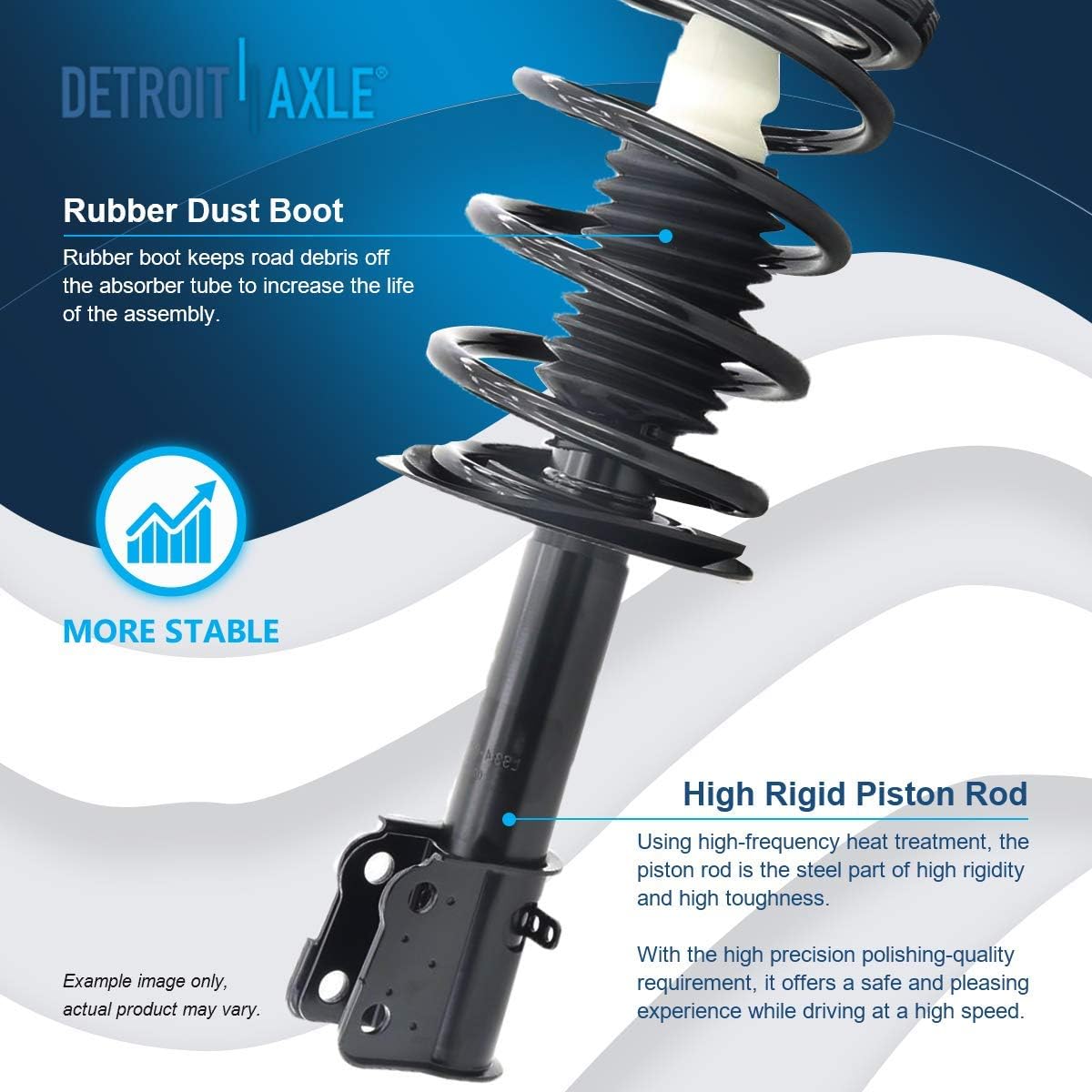Detroit Axle - Front Struts Lower Control Arms for Dodge Plymouth Neon SX 2.0 — image 10