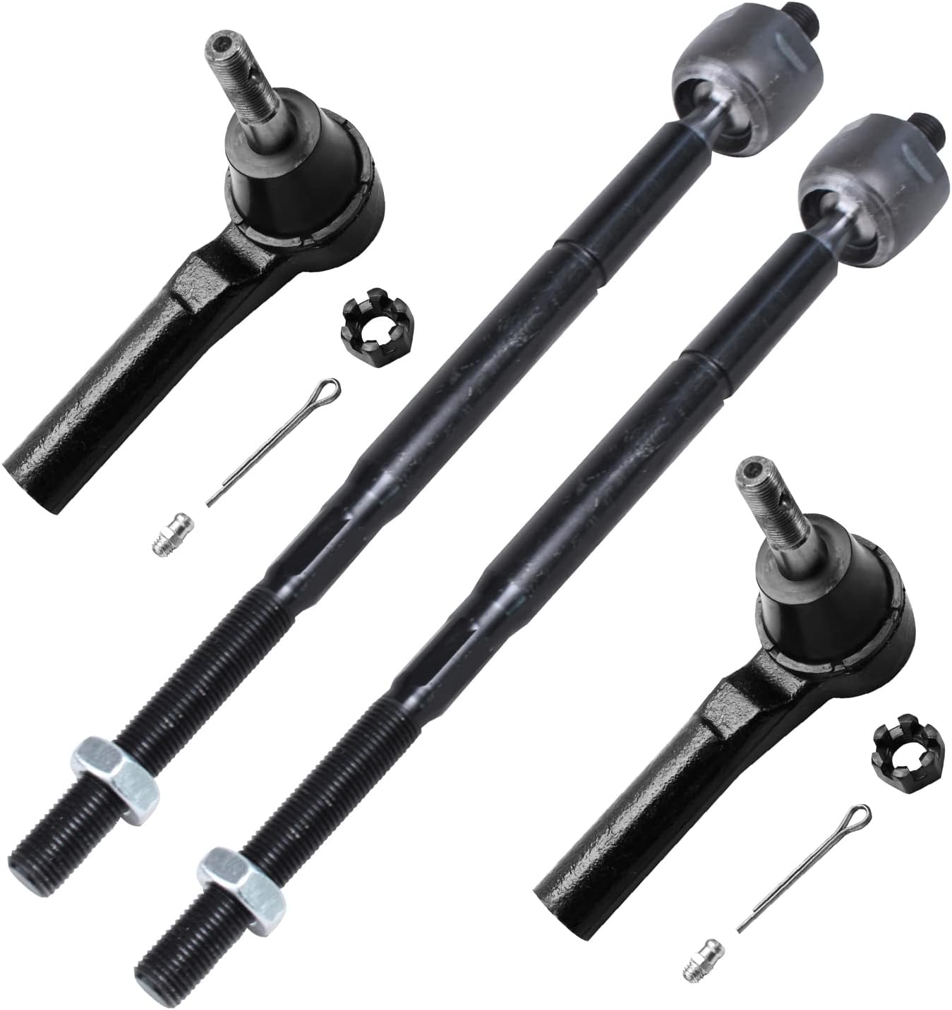 Detroit Axle - Front Inner Outer Tie Rods for Chrysler 200 Sebring Dodge Avenger