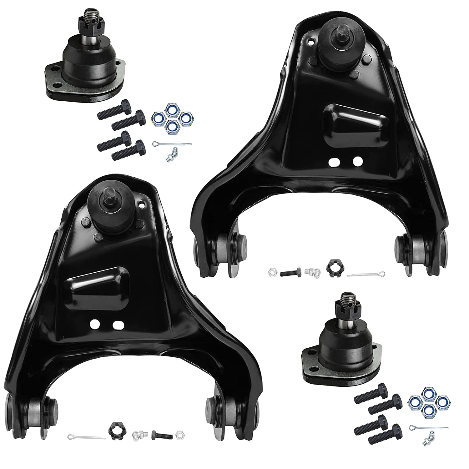4pc Front Upper Control Arms Lower Ball Joints Suspension Kit