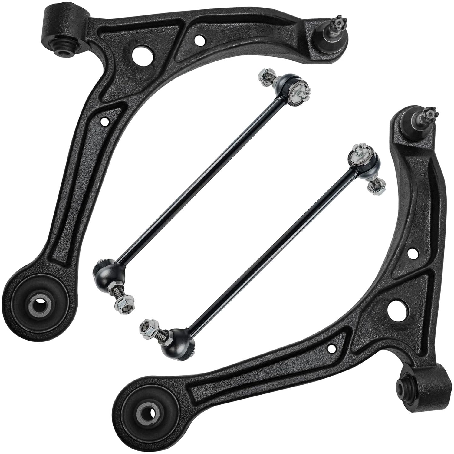 4pc Front Lower Control Arms Sway Bar Links Suspension Kit
