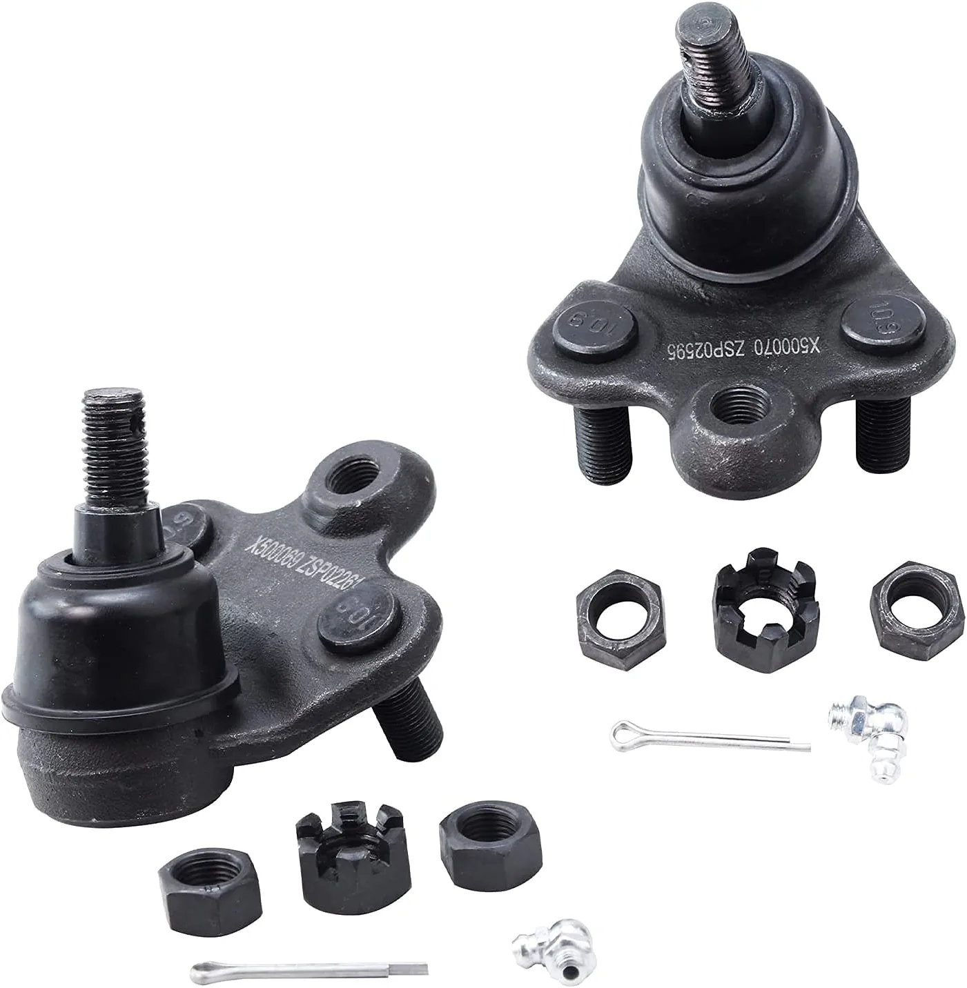 Detroit Axle - Front Lower Control Arms Ball Joints for 2006-2011 Honda Civic — image 5