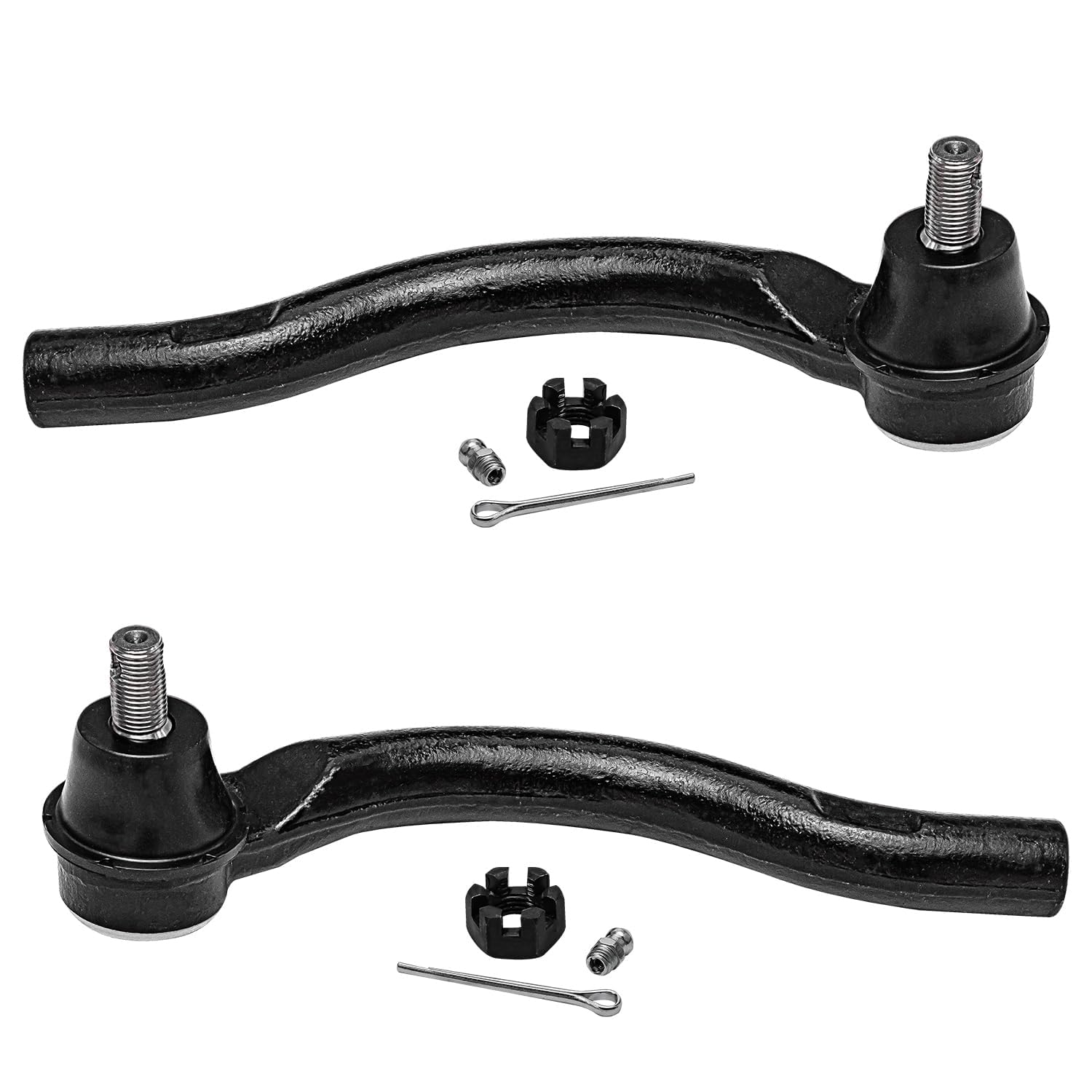 Detroit Axle - Front Outer Tie Rods Lower Ball Joints for 2006-2011 Honda Civic — image 5