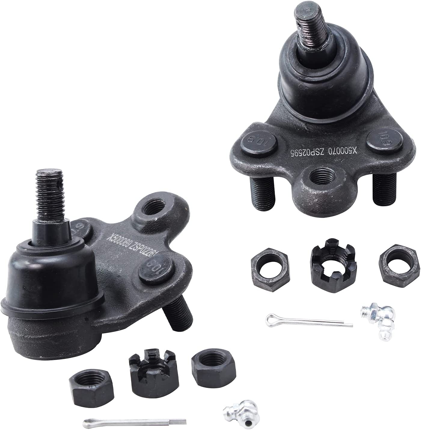 Detroit Axle - Front Control Arms Ball Joints Tie Rods for 2006-2011 Honda Civic — image 7