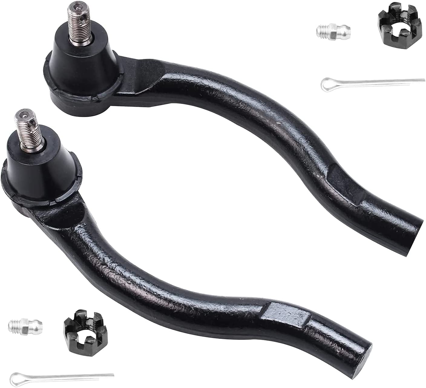 Detroit Axle - Front Control Arms Ball Joints Tie Rods for 2006-2011 Honda Civic — image 5