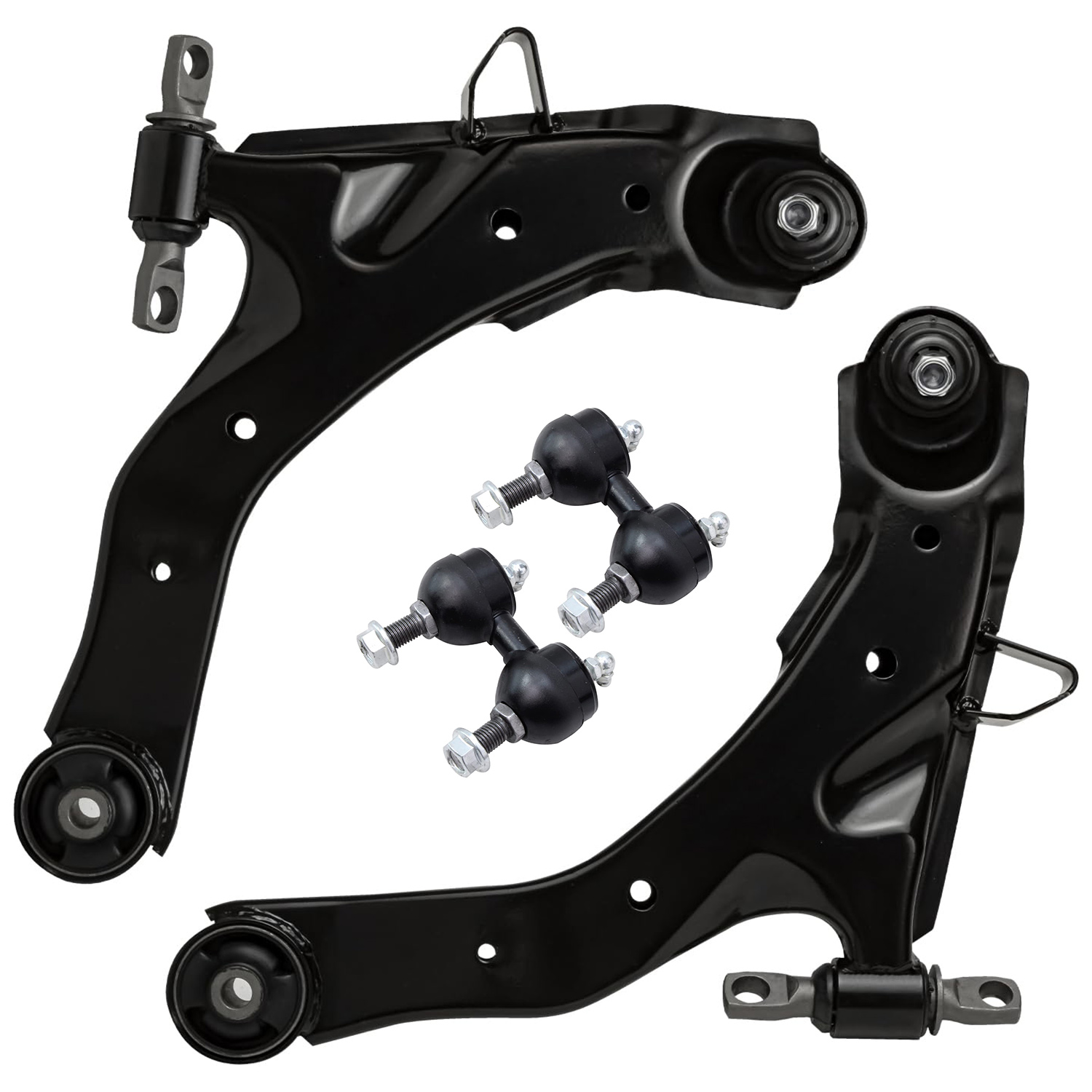 4pc Front Lower Control Arms Sway Bar Links Suspension Kit