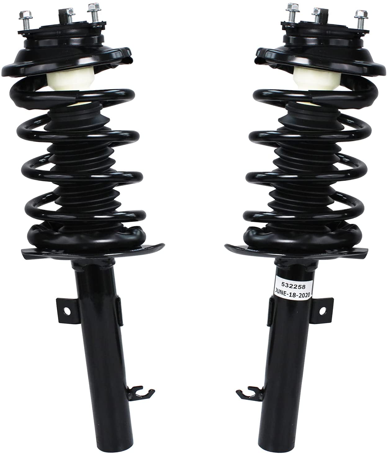 Detroit Axle - Front Struts Wheel Hubs Tie Rods Kit for 2006-2007 Ford Focus — image 4
