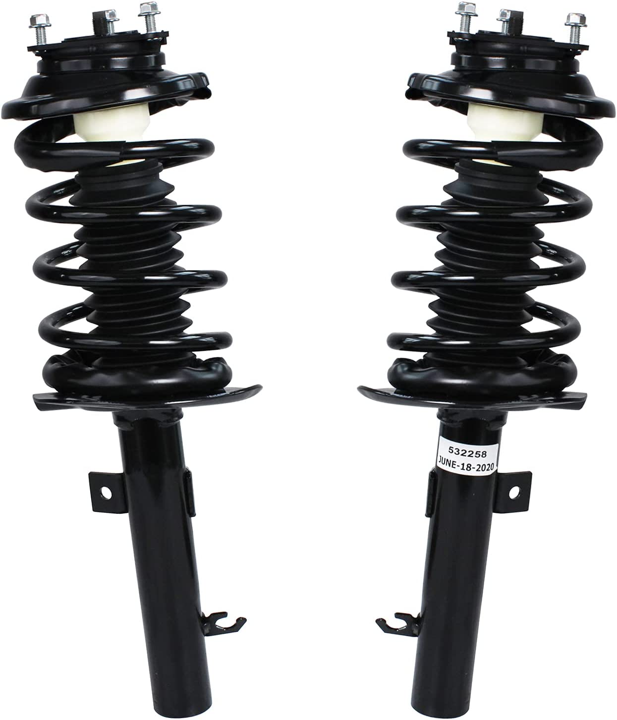 Detroit Axle - Front Struts Control Arms Tie Rods Kit for 2006-2007 Ford Focus — image 4