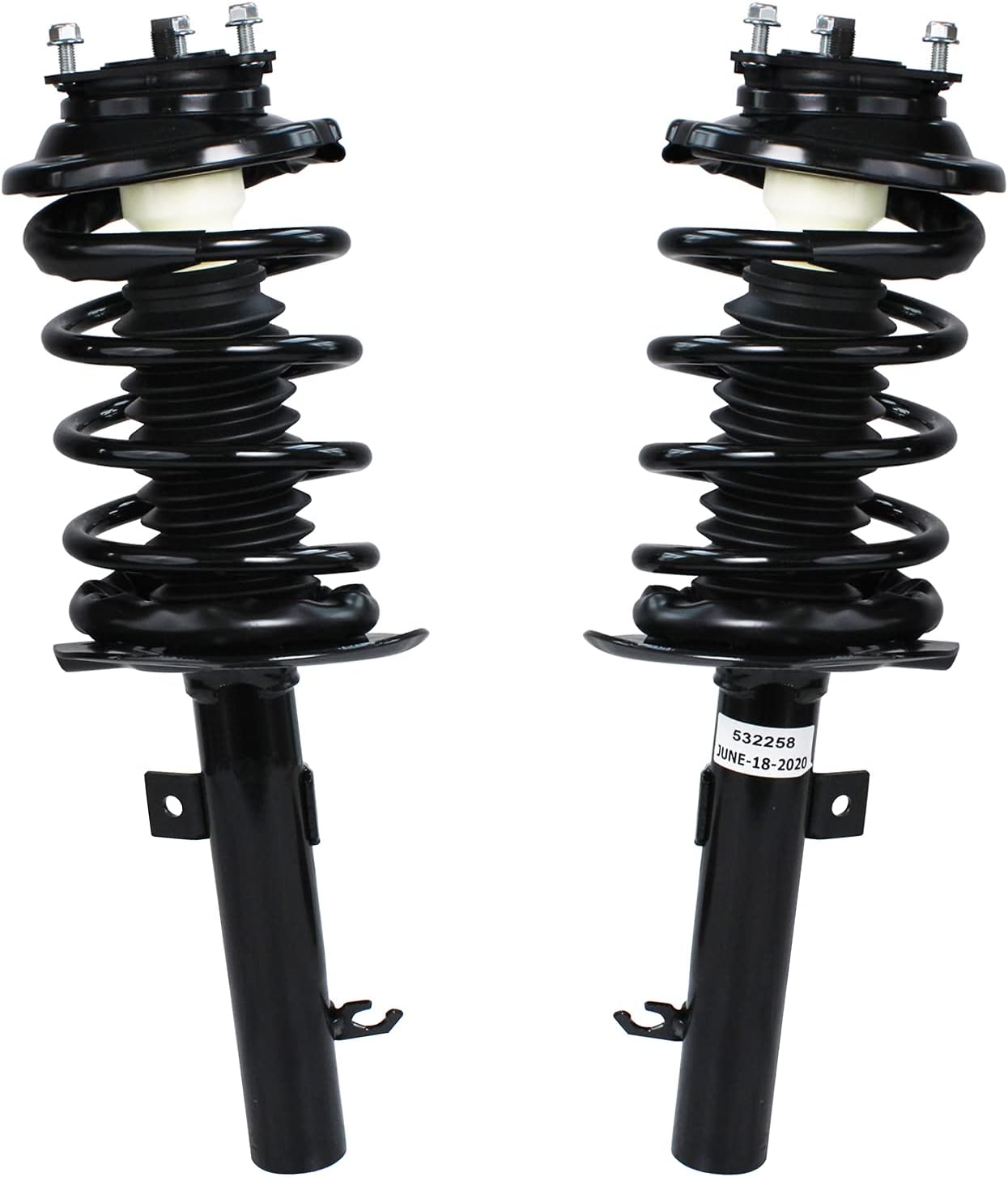 Detroit Axle - Front Struts Wheel Hubs Tie Rods Sway Bars Kit for Ford Focus — image 4