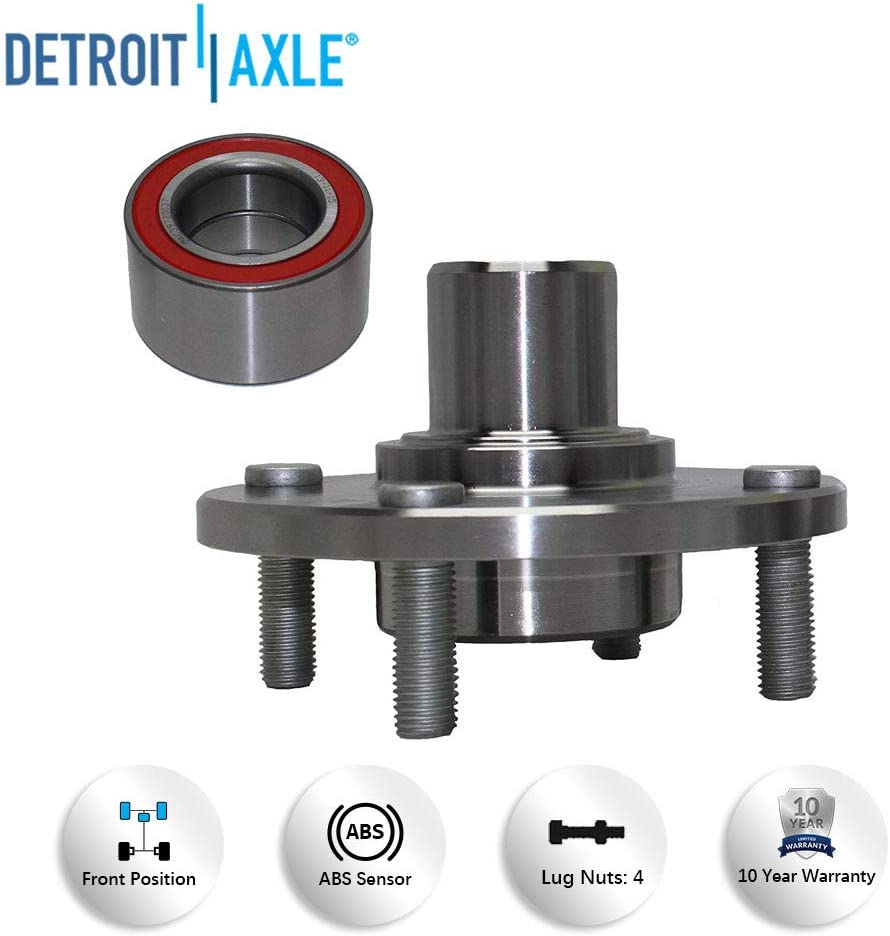 Detroit Axle - Front Struts Control Arms Hubs Tie Rods for 2006-2007 Ford Focus — image 14