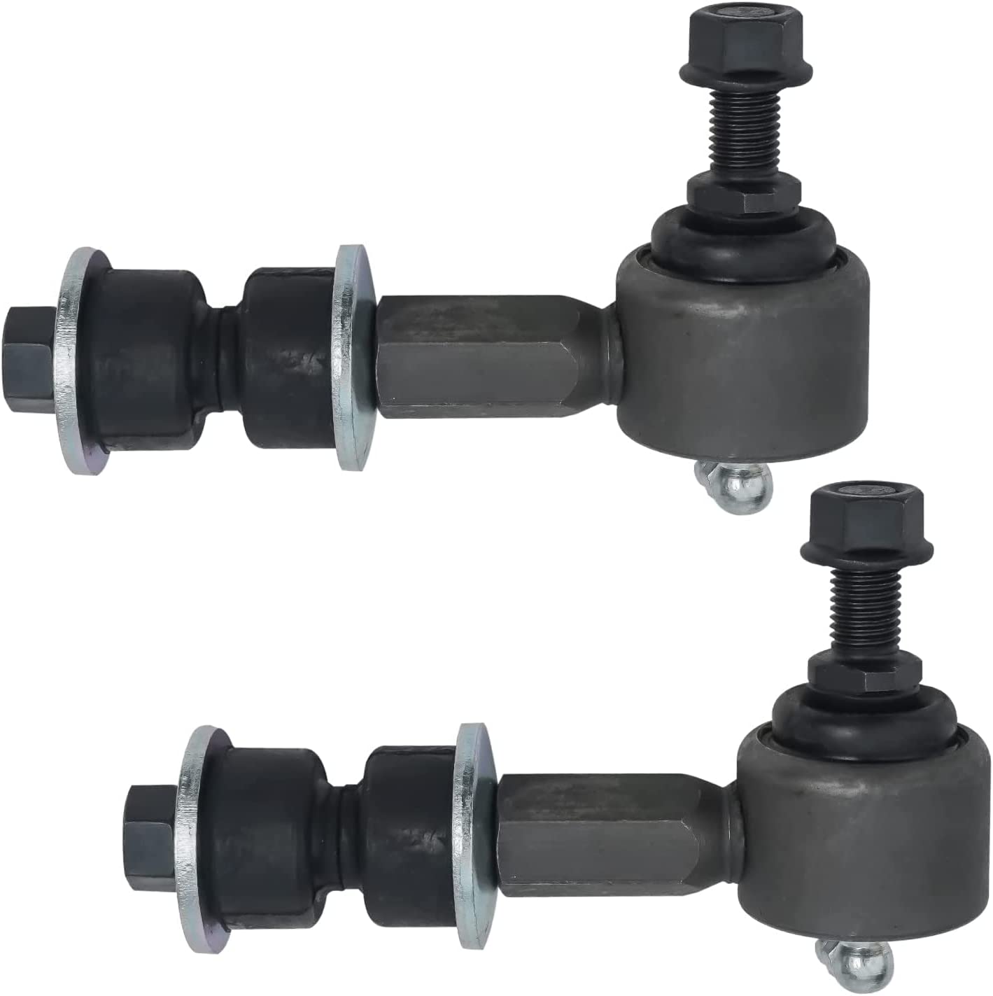Detroit Axle - Front Outer Tie Rods Sway Bar Links for 1993-1996 Nissan Altima — image 5