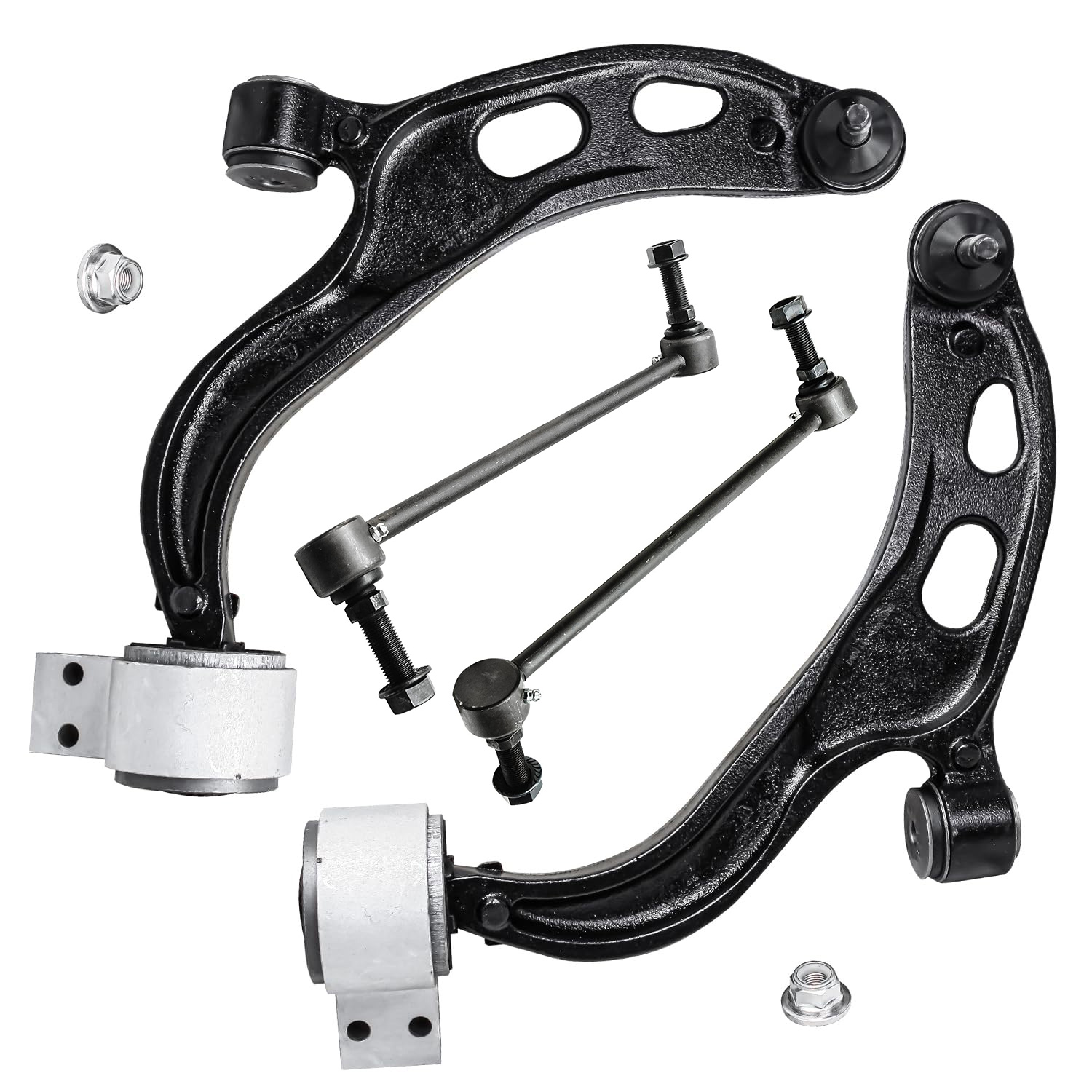 4pc Front Lower Control Arms Sway Bar Links Suspension Kit
