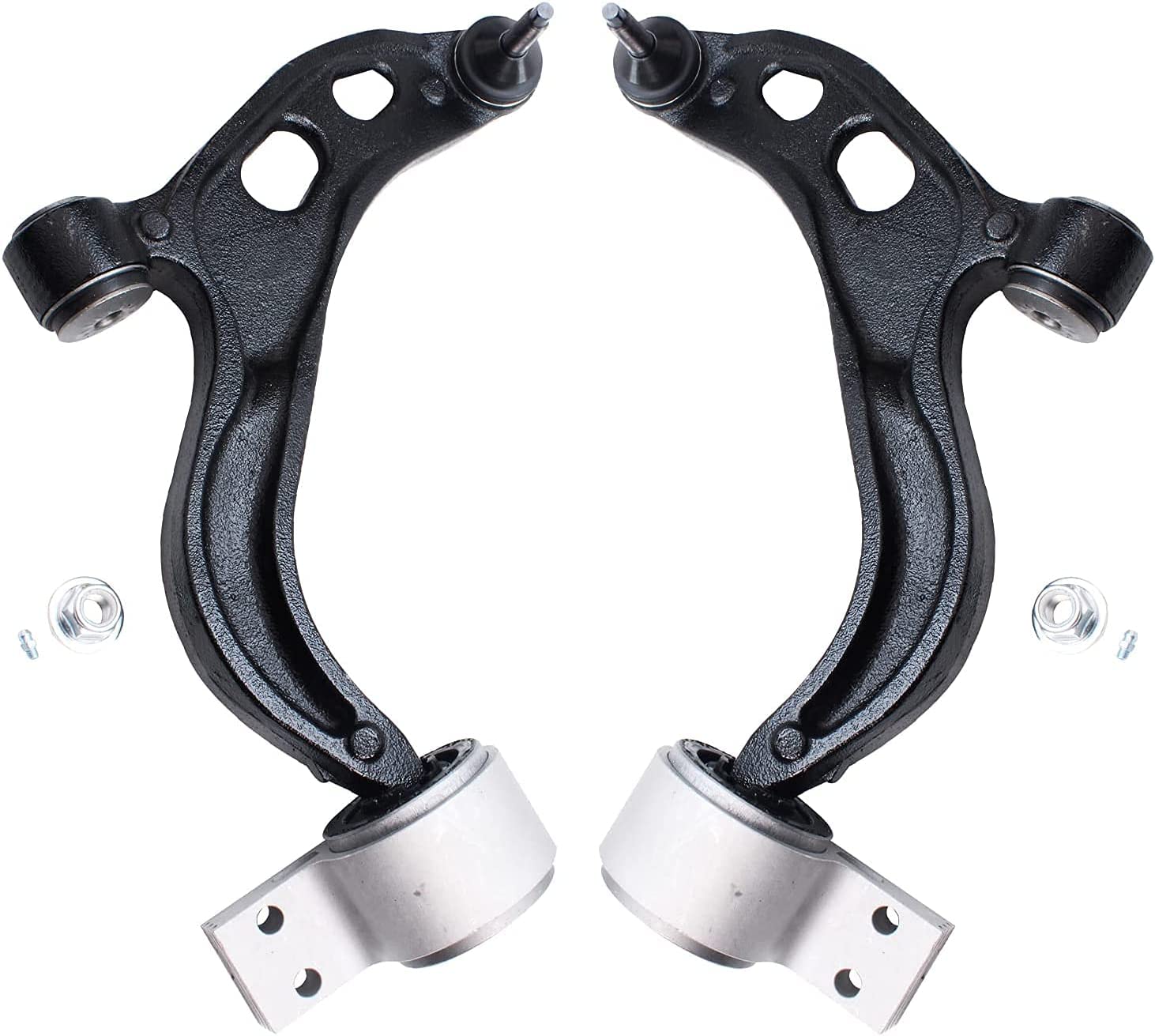 Detroit Axle - Front Lower Control Arms Outer Tie Rods for Ford Taurus Flex MKS — image 4