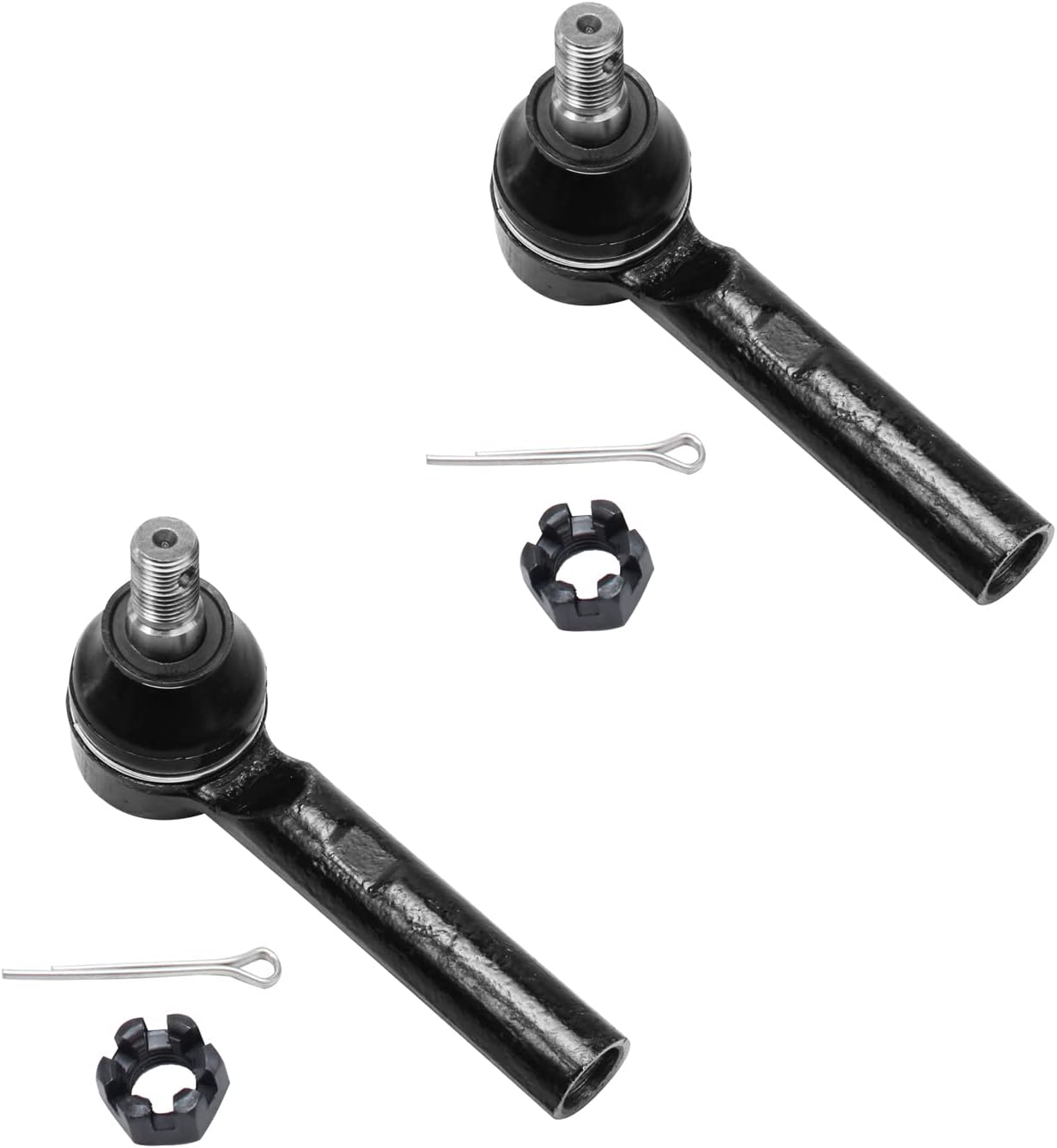 Detroit Axle - Front Outer Tie Rods Upper Ball Joints for 2003-09 Toyota 4Runner — image 5