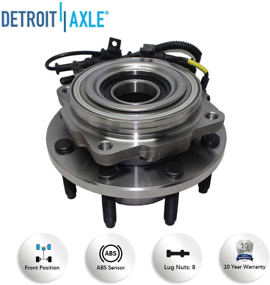 Detroit Axle - 4WD Front Wheel Hub Bearings Outer Tie Rods for F-250 F-350 SD — image 11