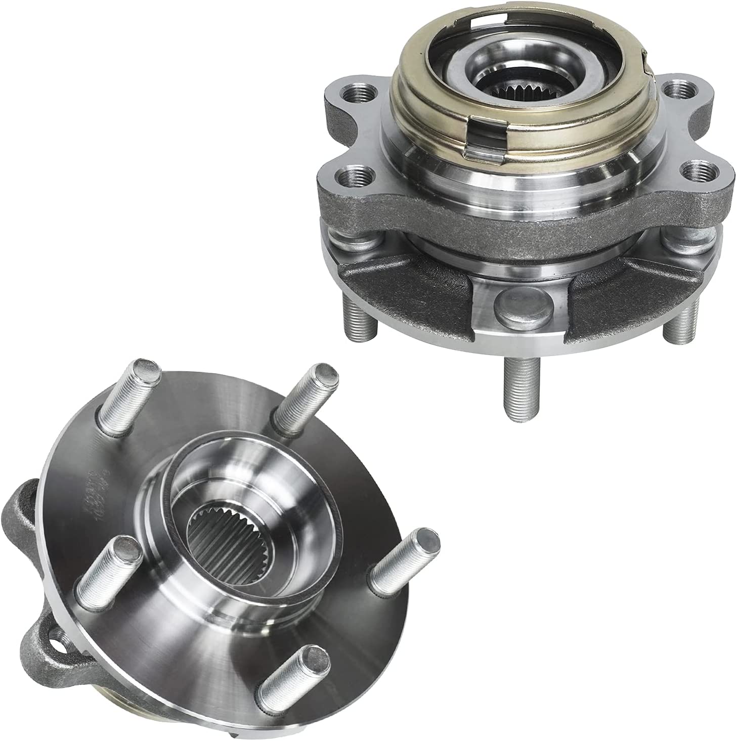 Detroit Axle - Front Wheel Hub and Bearings Tie Rods for 2004-2009 Nissan Quest — image 4