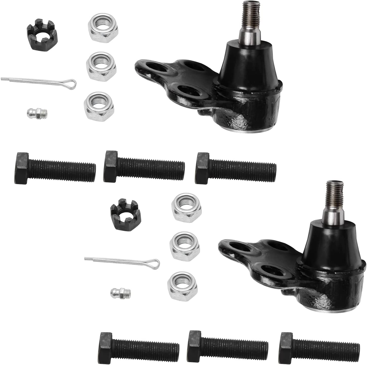 Detroit Axle - Front Struts Wheel Hubs Ball Joints for 1997-99 Cavalier Sunfire — image 7