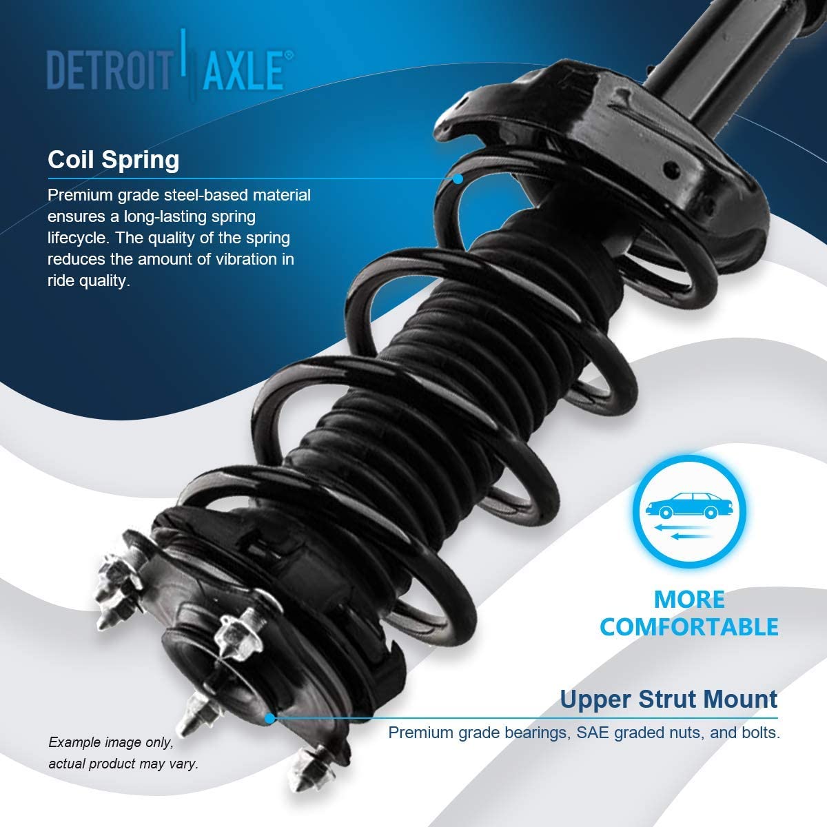 Detroit Axle - Front Struts Sway Bar Links for 2007- 2008 2009 2014 Honda CR-V — image 6