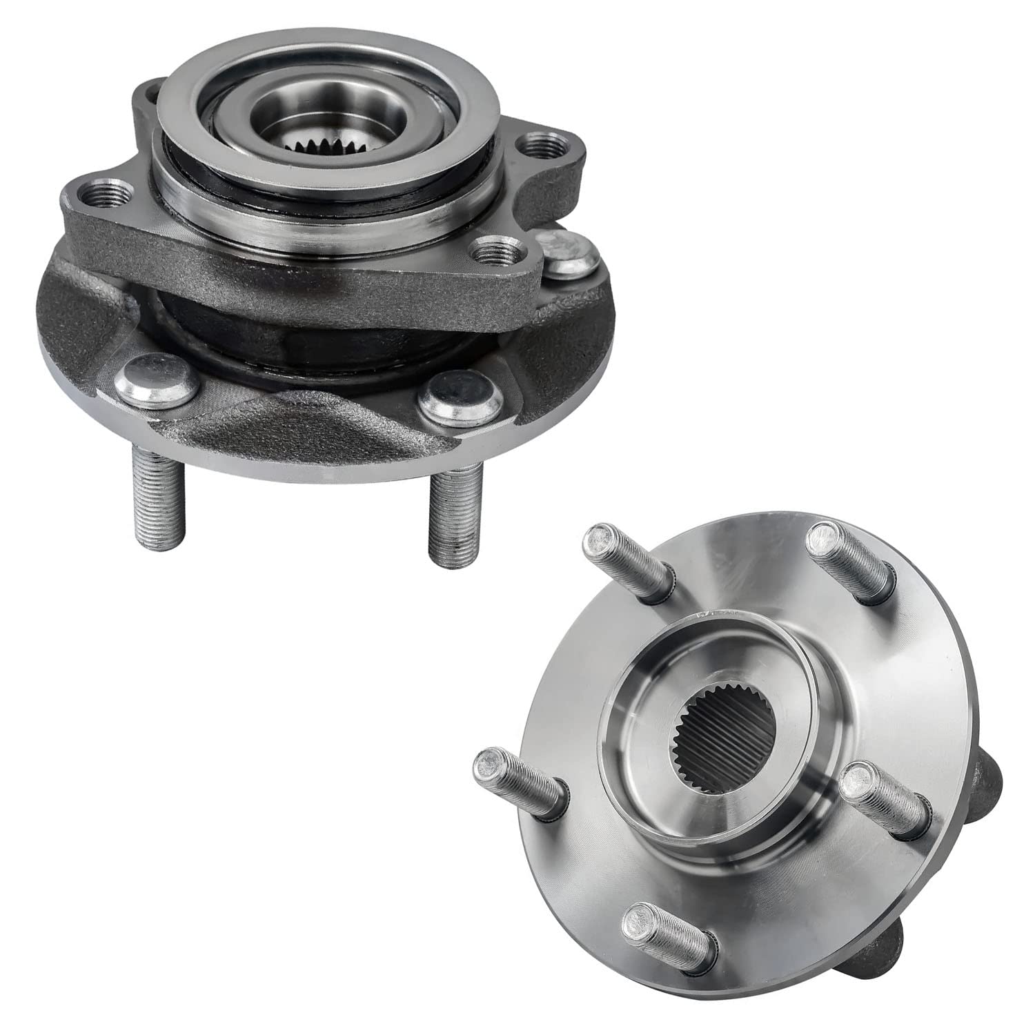 Detroit Axle - Front  Rear Wheel Hub and Bearings Kit for Nissan Juke Leaf — image 4
