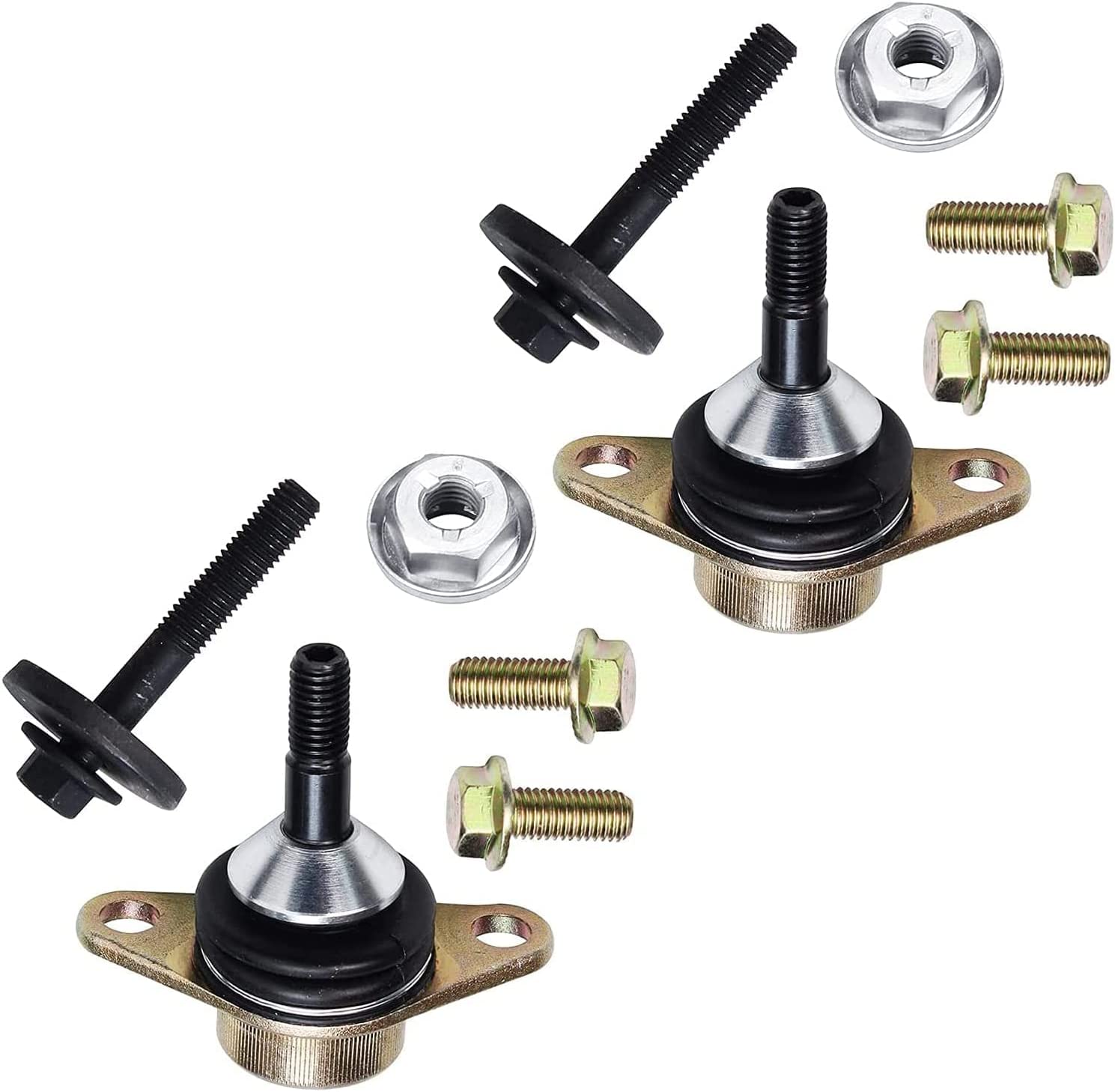 Detroit Axle - FWD Front Lower Control Arms Outer Tie Rods for 2007 Volvo S60 — image 5