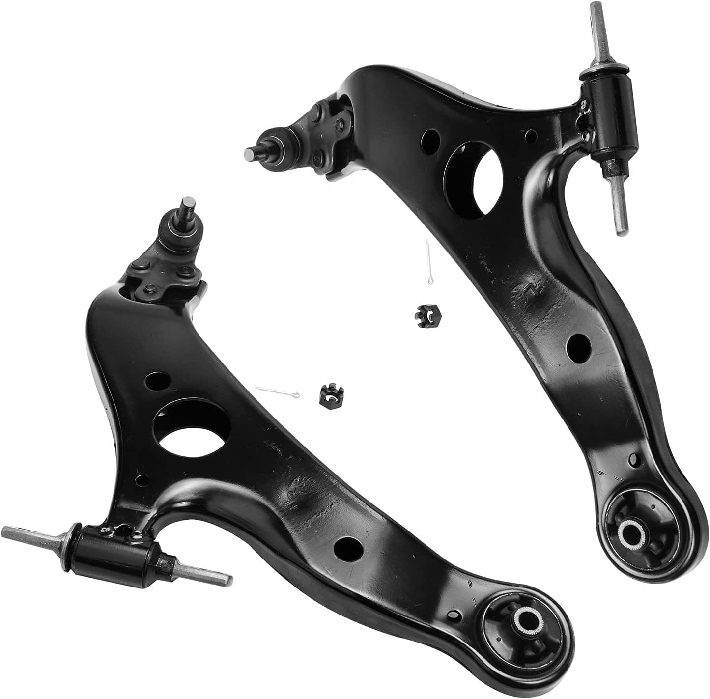 Detroit Axle - Front Lower Control Arms Outer Tie Rods for 2004-10 Toyota Sienna — image 4