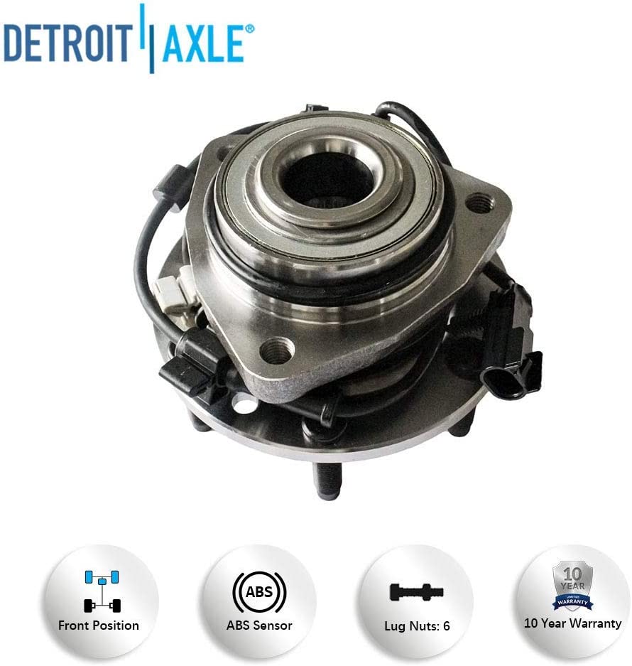 Detroit Axle - Front Struts Lower Control Arms Wheel Hubs for Trailblazer Envoy — image 14
