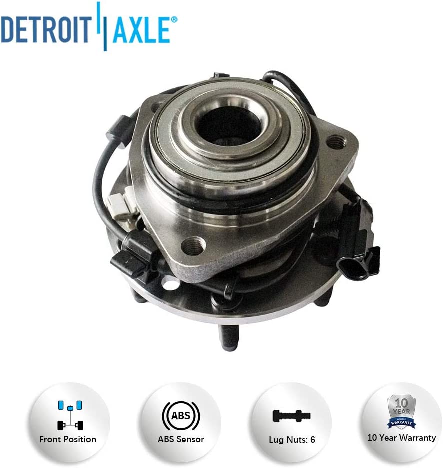 Detroit Axle - Front Control Arms Struts Wheel Hubs for Chevy Trailblazer Envoy — image 16