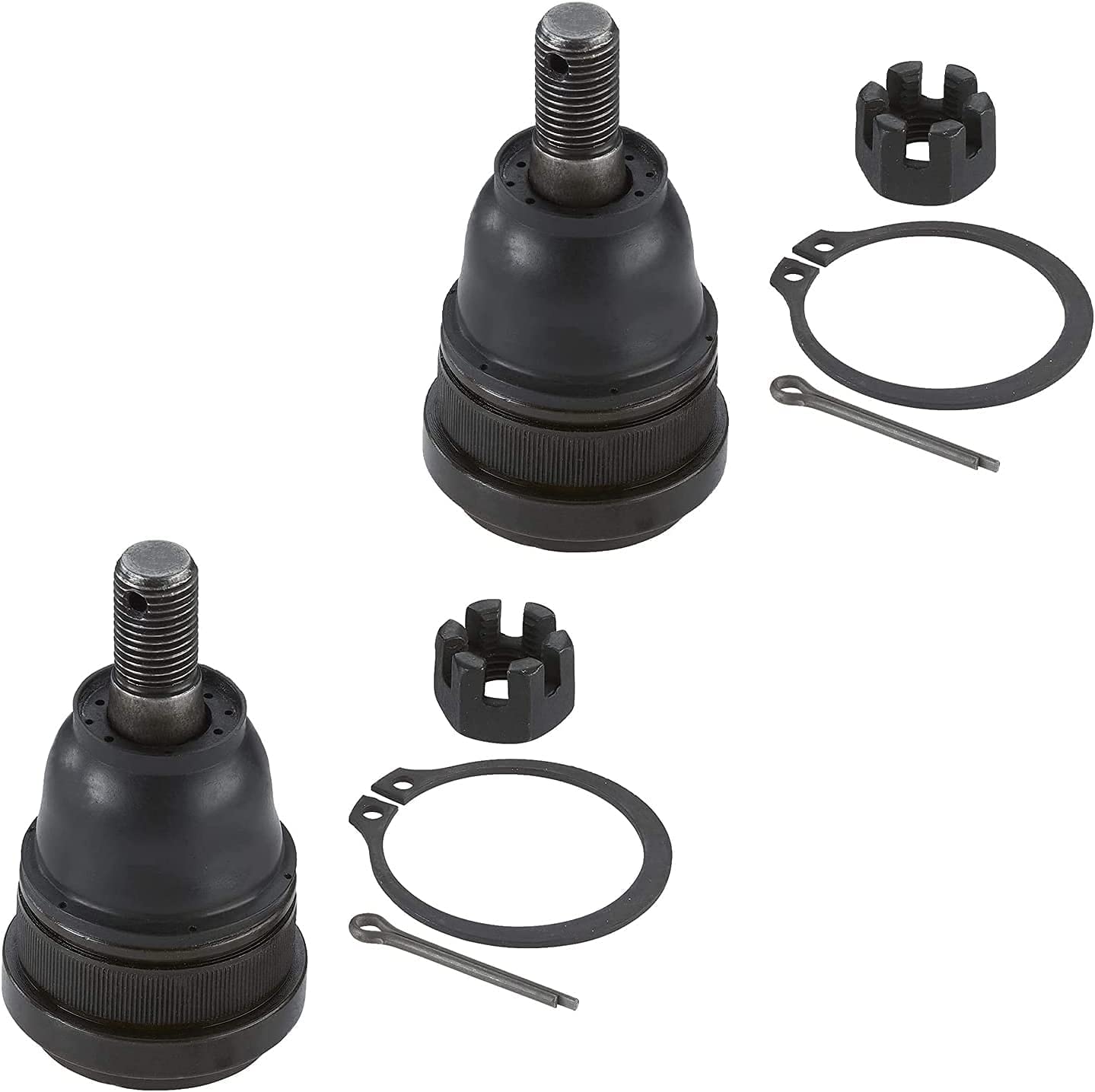 Detroit Axle - Front Upper Ball Joints Outer Tie Rods Kit for Nissan Pathfinder — image 4
