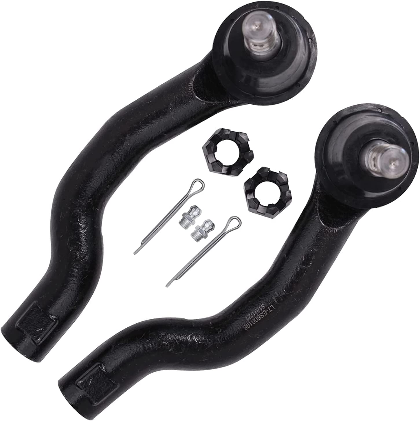Detroit Axle - Front Upper Ball Joints Outer Tie Rods Kit for Nissan Pathfinder — image 5