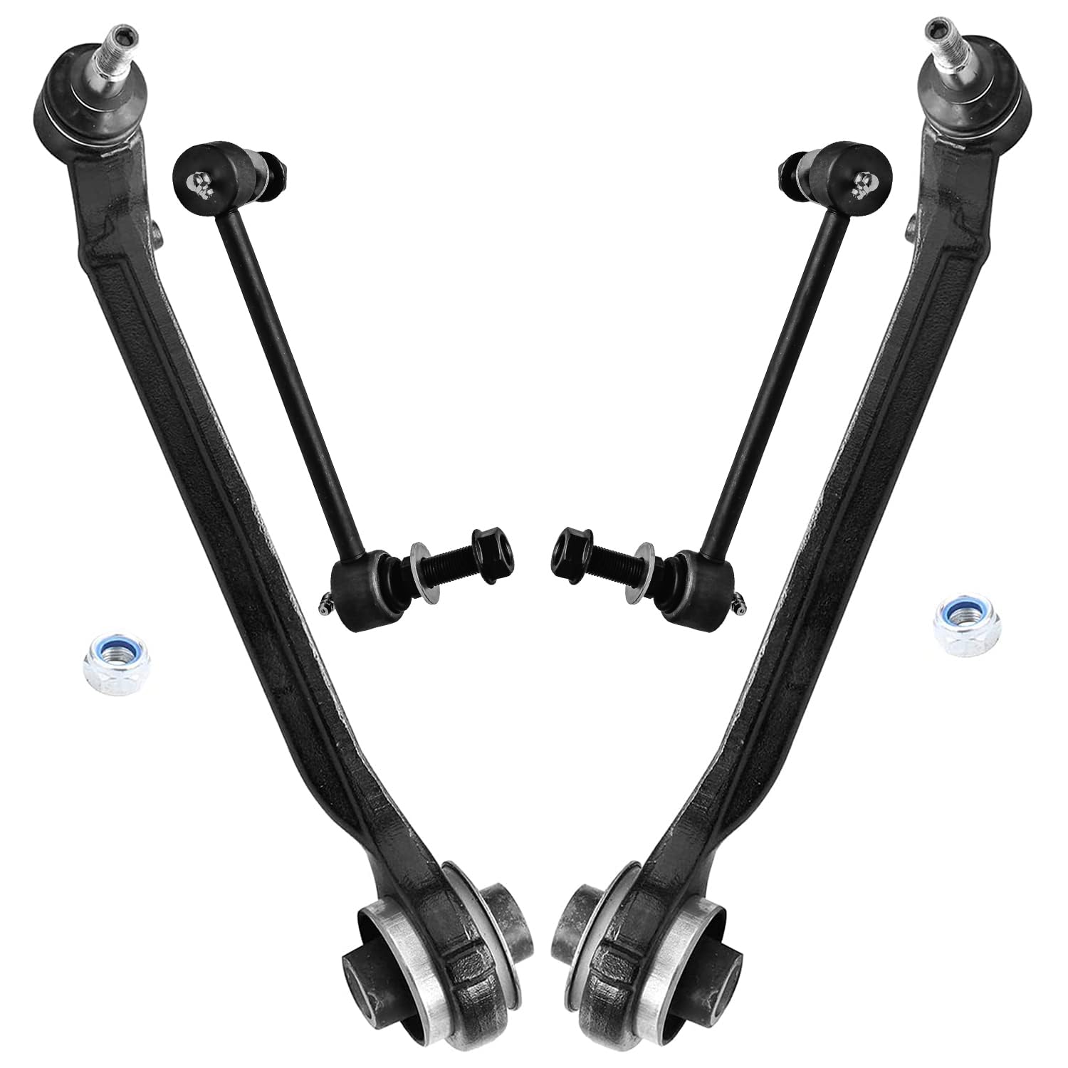 4pc Front Lower Forward Control Arms Sway Bar Links Suspension Kit