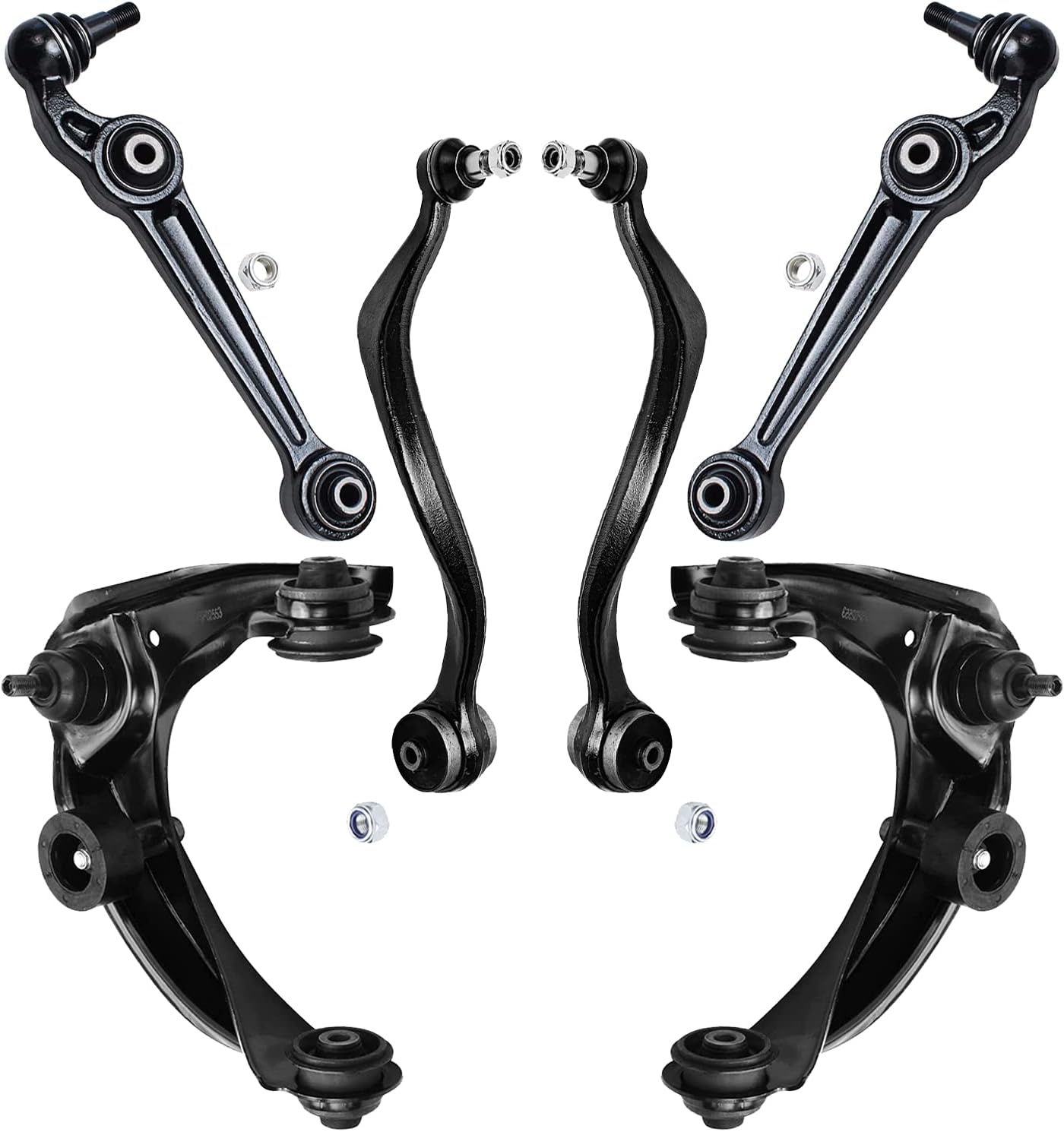 Detroit Axle - Front Upper Lower Rearward Control Arms for Fusion Zephyr Milan 6