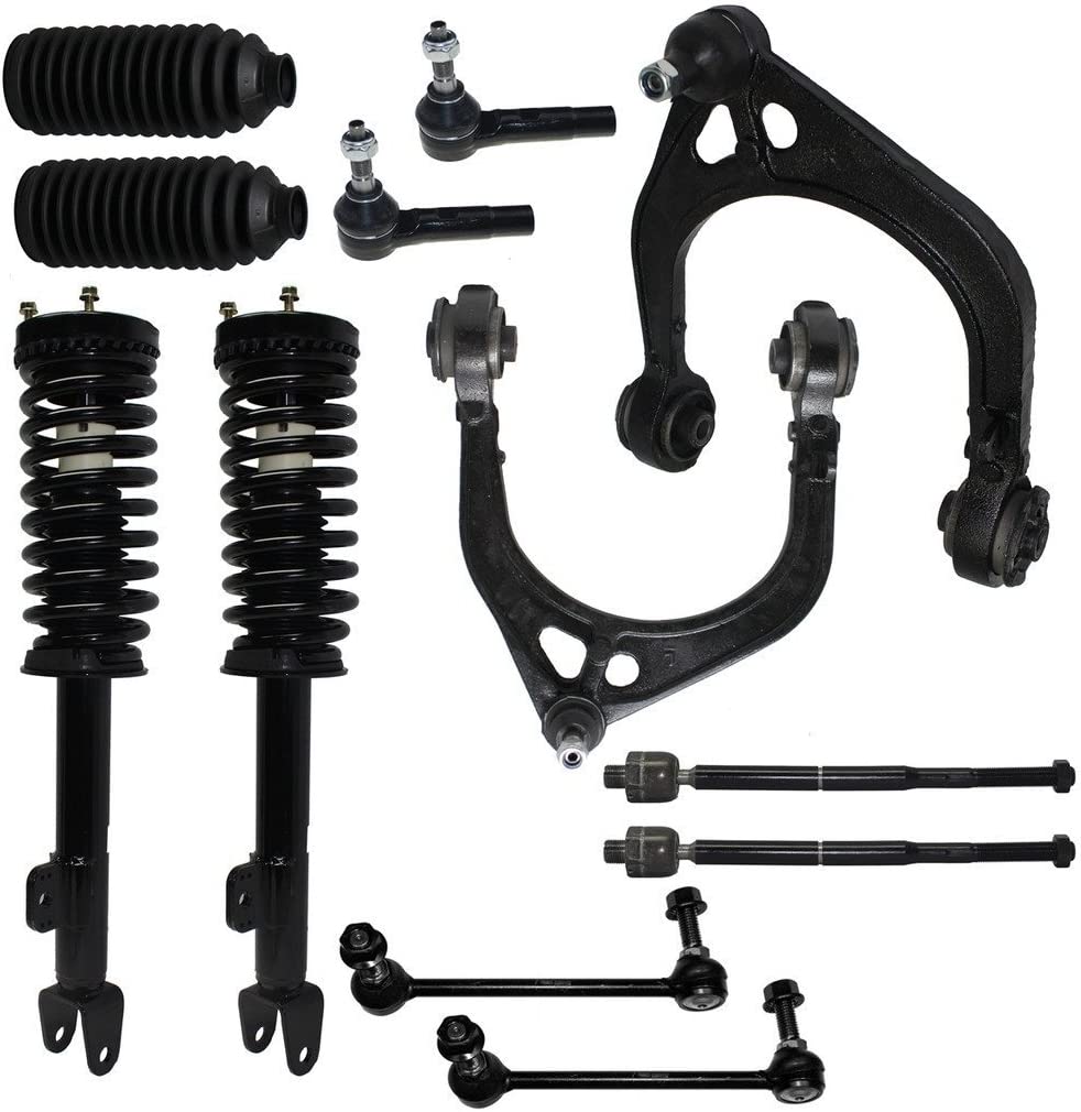 Detroit Axle - RWD Front Struts Control Arm Kit for 2005-2010 300 Charger Magnum