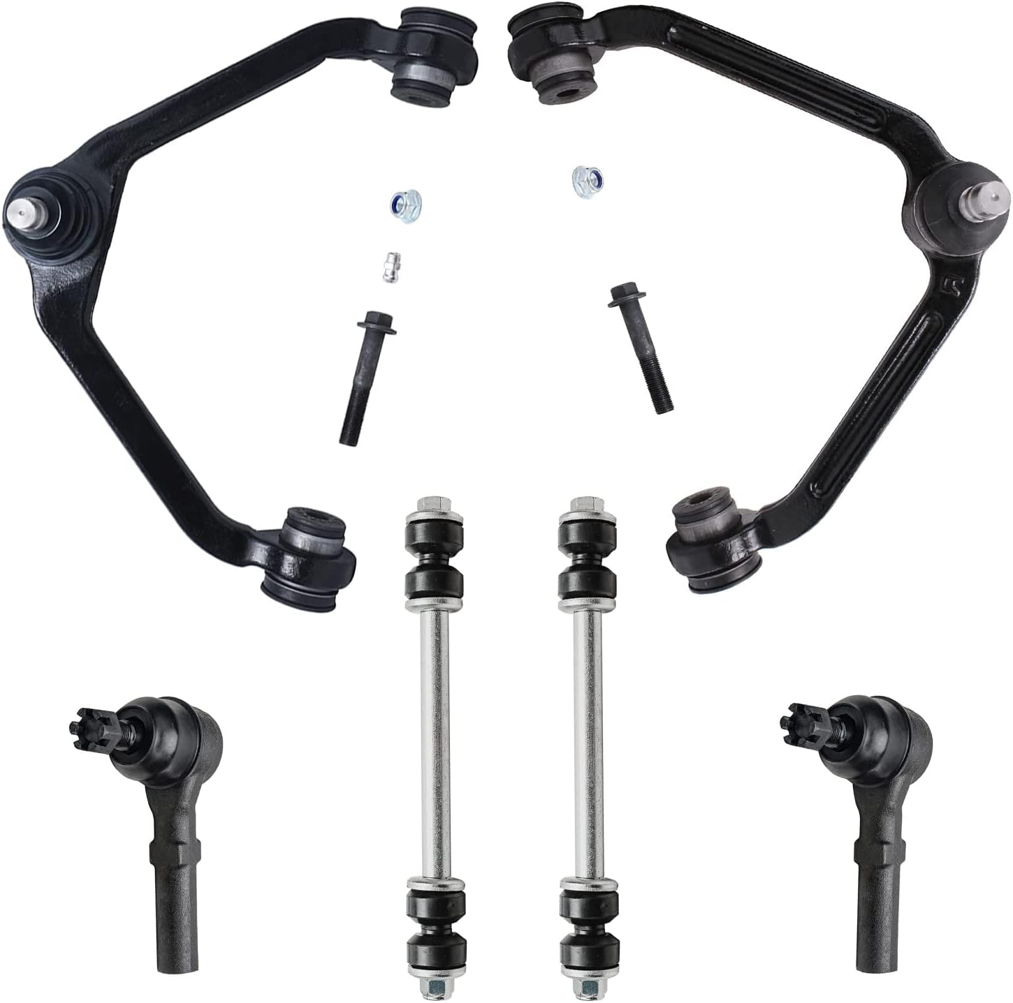 Detroit Axle - Front Upper Control Arms Sway Bars for Ford Explorer Mountaineer