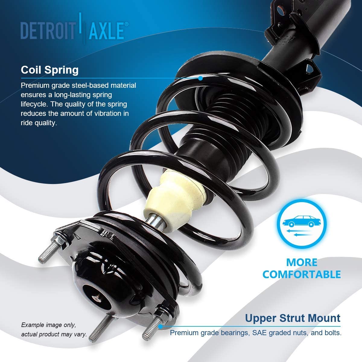 Detroit Axle - Front Struts Sway Bars Rear Shocks for Enclave Traverse Acadia — image 7