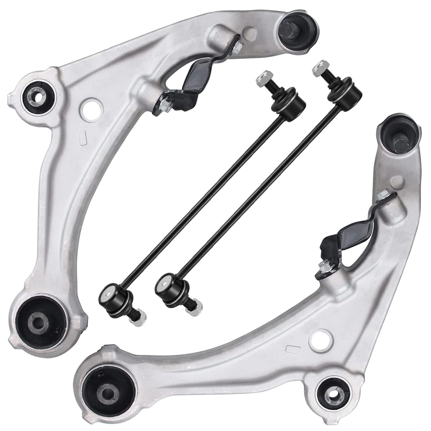 4pc Front Lower Control Arms Sway Bar Links Suspension Kit