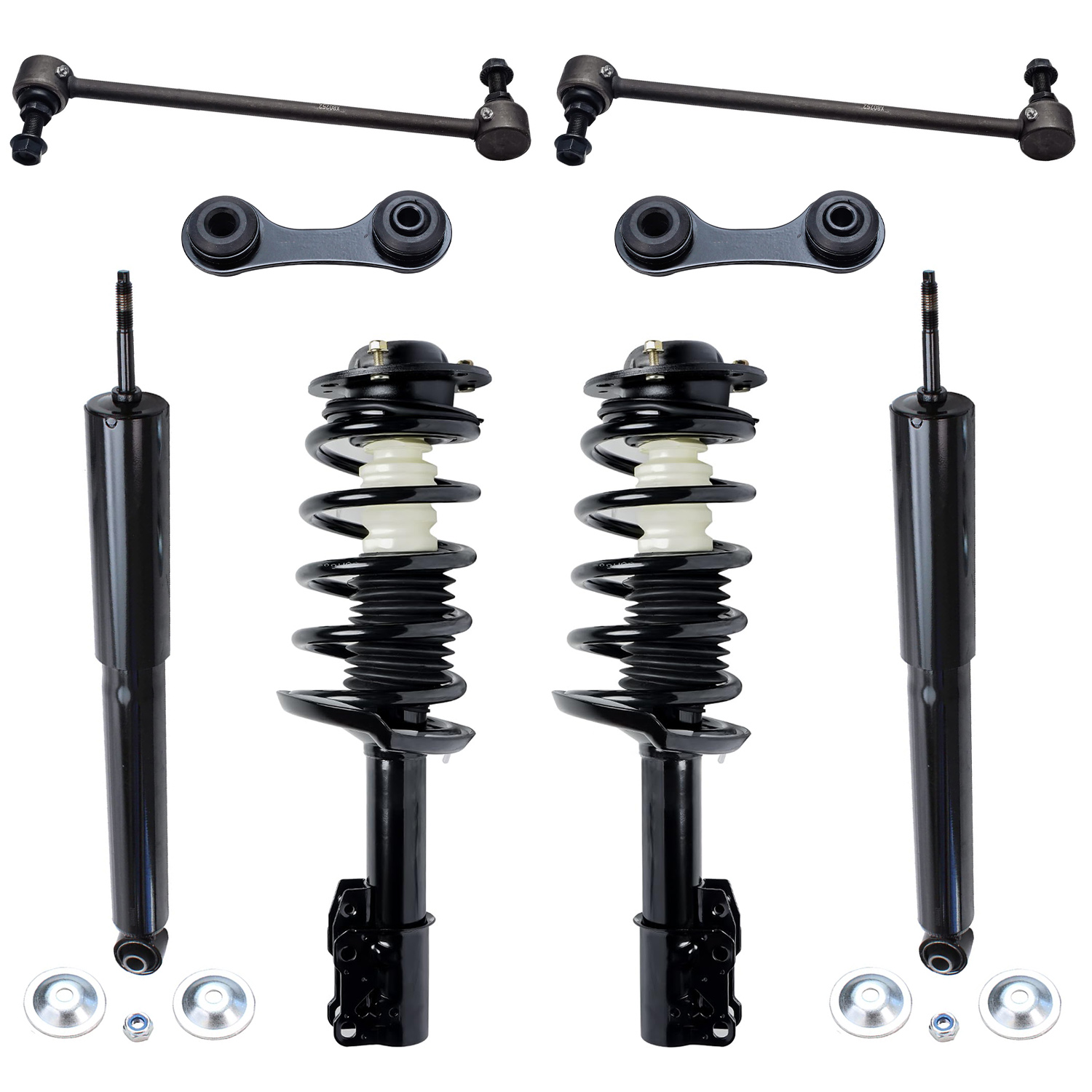 8pc Front Struts Rear Shocks Sway Bar Links Suspension Kit
