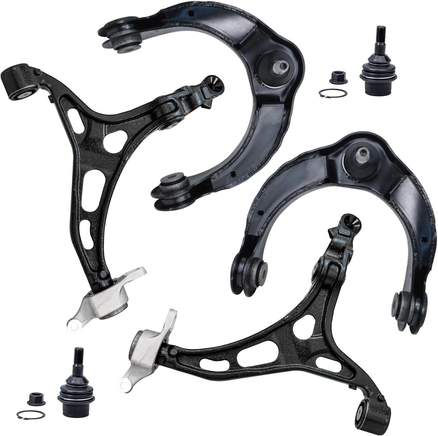 Detroit Axle - Front Control Arms Lower Ball Joints for Durango Grand Cherokee