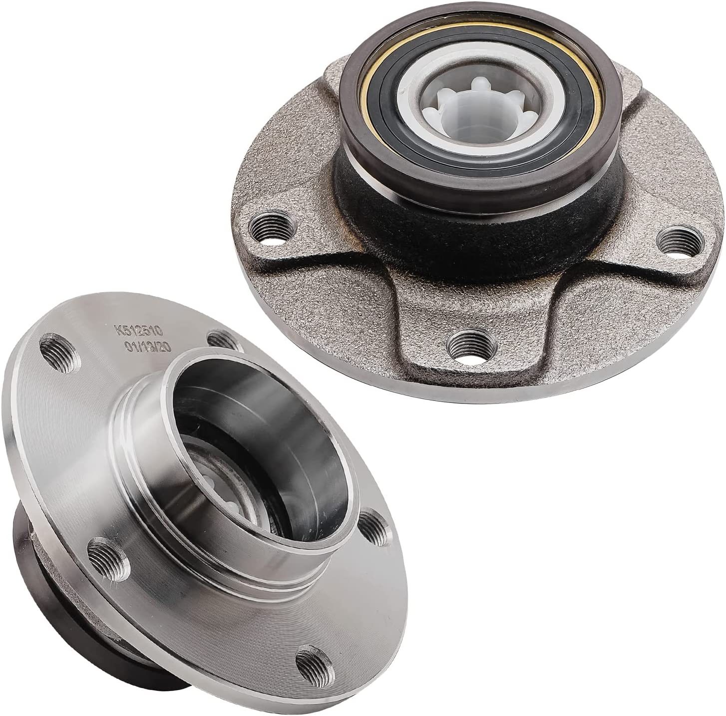 Detroit Axle - Front  Rear Wheel Hub and Bearings for 2013 2014-2016 Dodge Dart — image 5