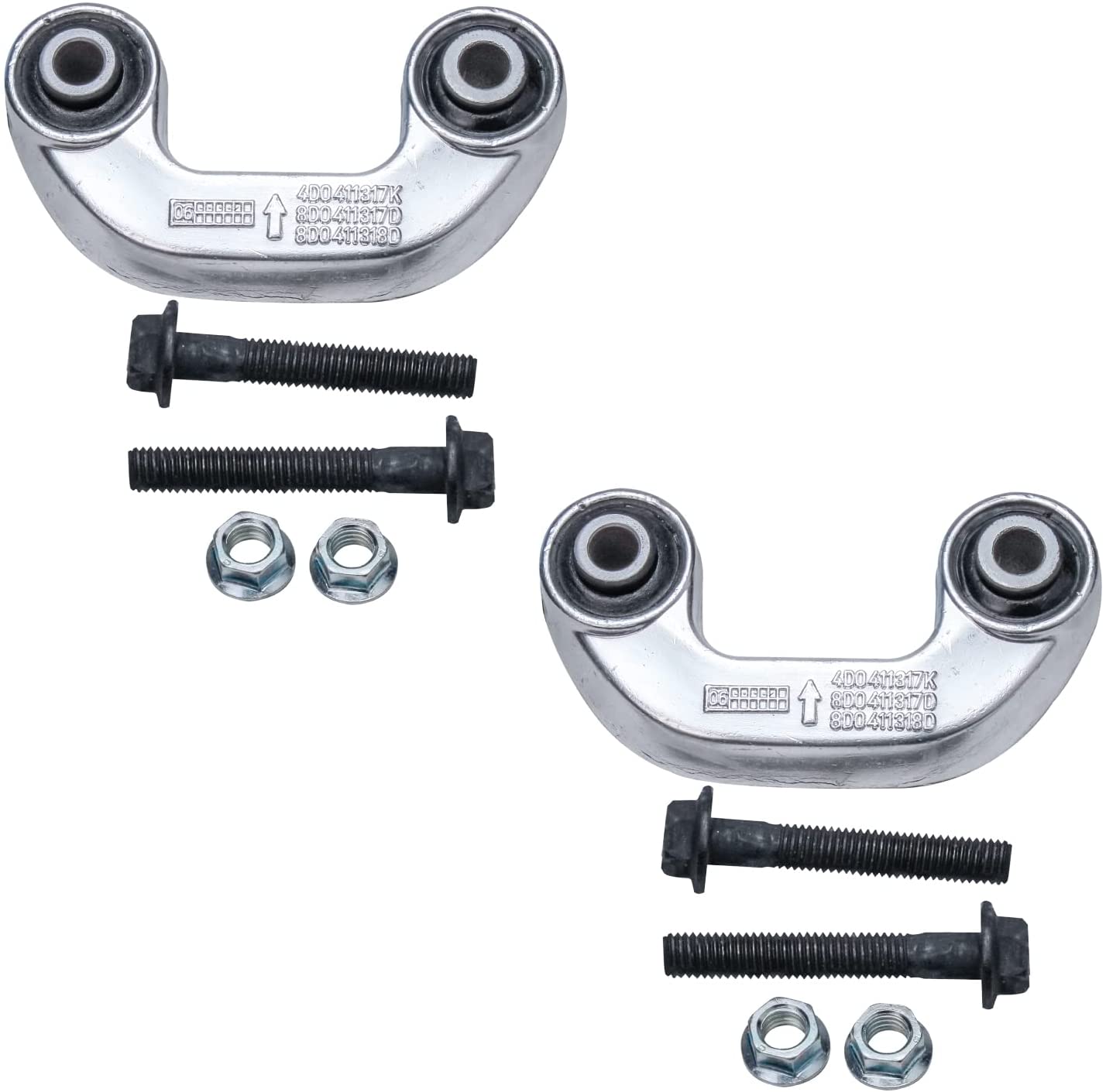 Detroit Axle - Front Upper Lower Forward Rearward Control Arms Kit for A4 A6 S4 — image 9