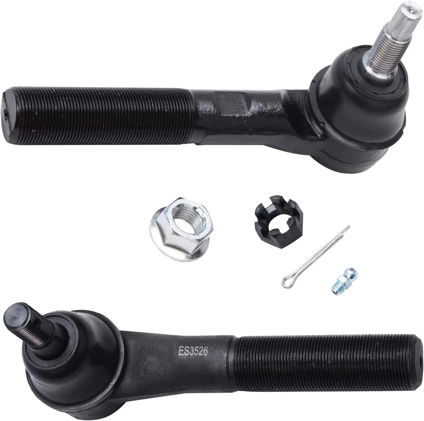 Detroit Axle - Front Inner Outer Tie Rods Kit for Dodge Ram 1500 2500 3500 4WD — image 4