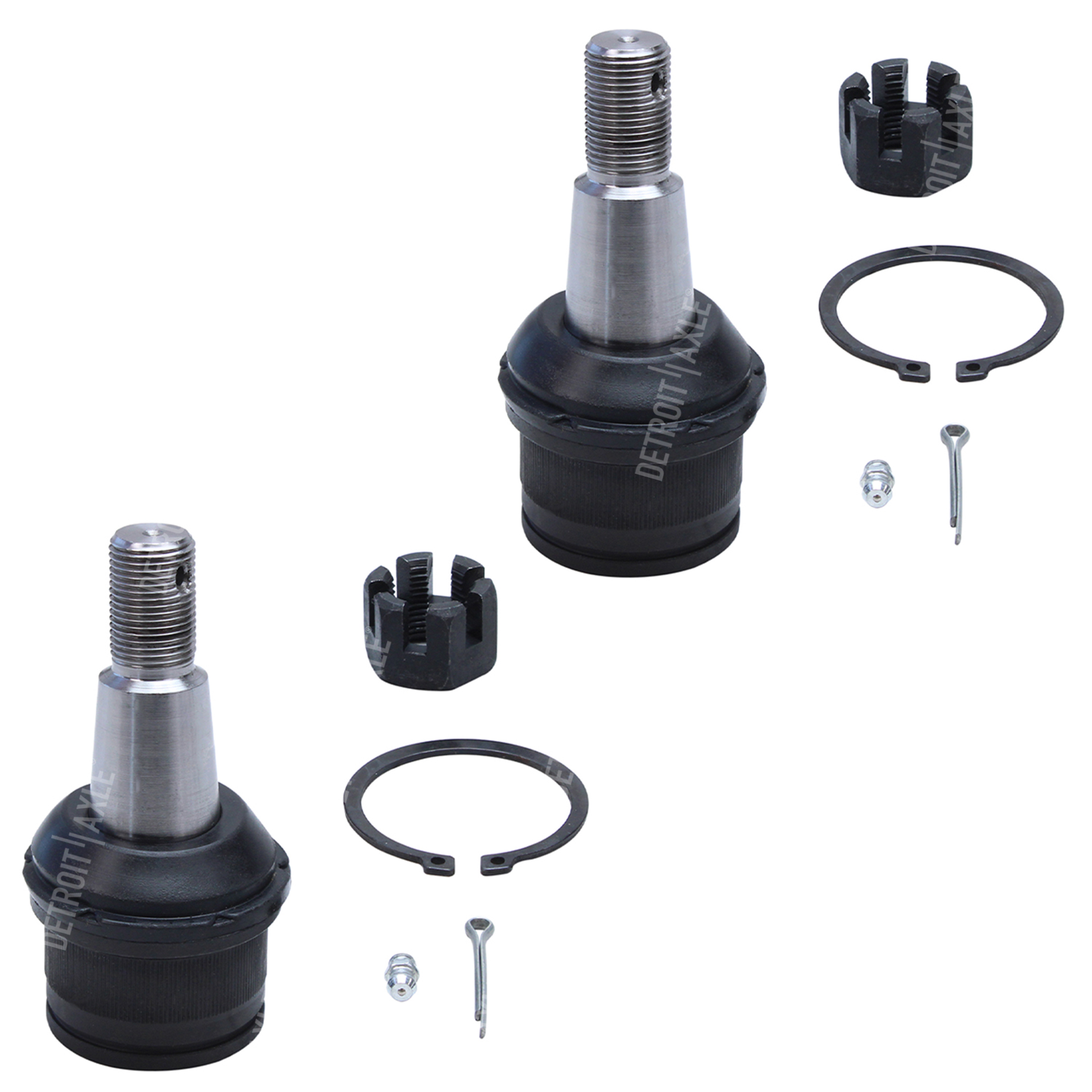 Detroit Axle - Front Ball Joints Tie Rods Sleeves for 1992-04 Ford E250 E350 SRW — image 4