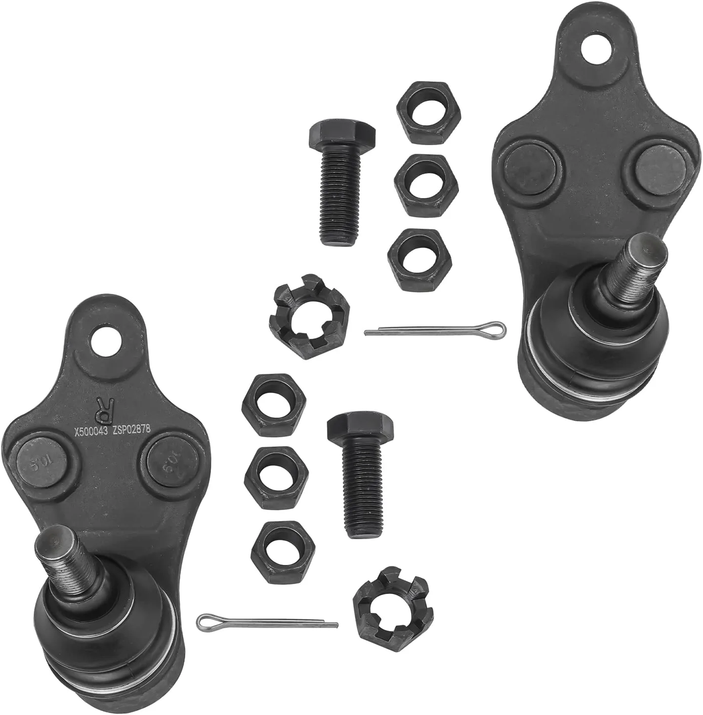 Detroit Axle - Front Inner  Outer Tie Rods Kit for 2007 2008-2011 Toyota Camry — image 6