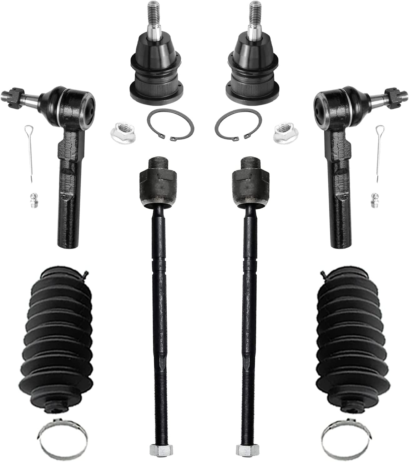 thumbnail image 2 of Detroit Axle Complete Manual Steering Rack Kit For 1996-2000 Honda Civic – Includes Tie Rods, Sway Bar Links & Ball Joints 2 of 3