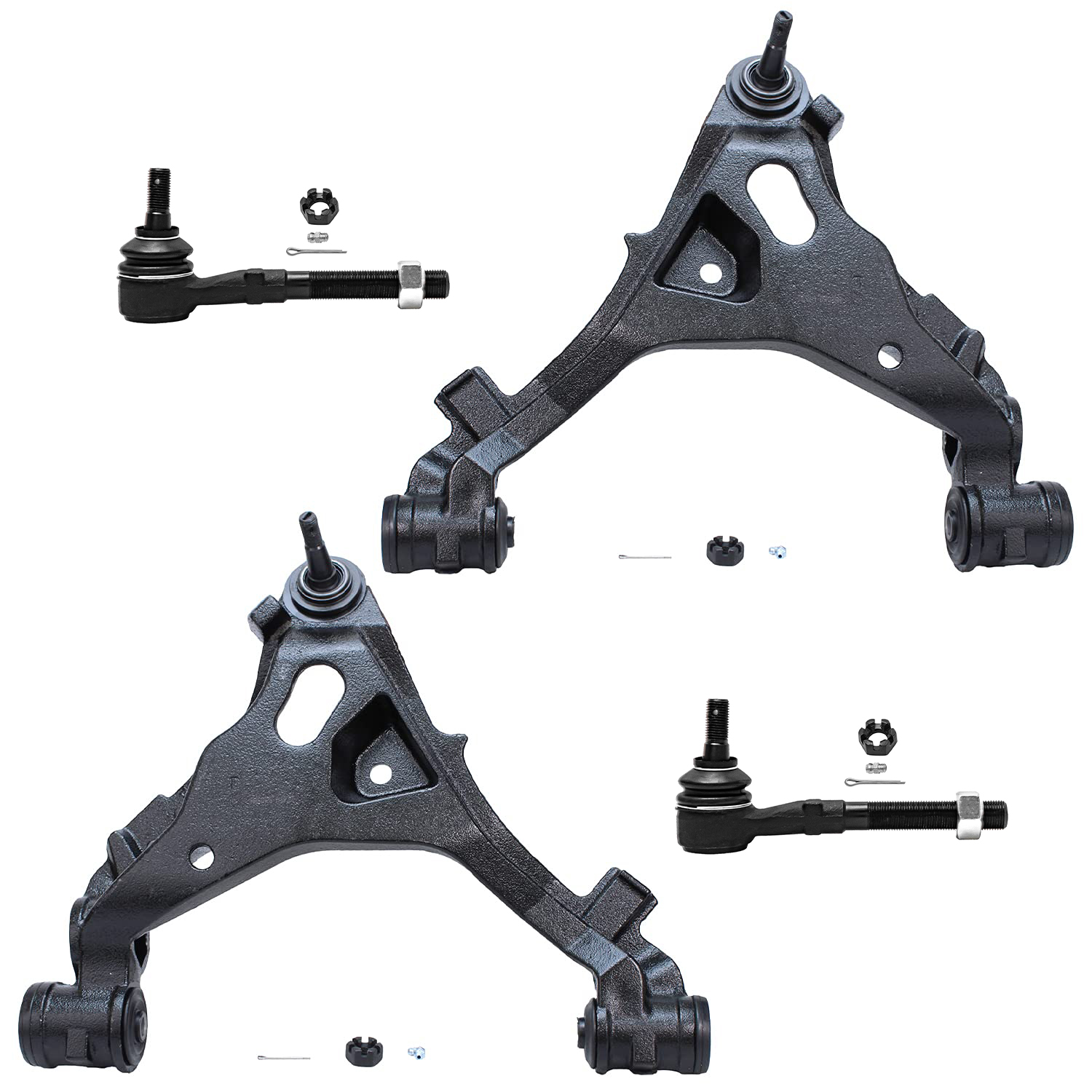 thumbnail image 2 of 2x Front Lower Control Arms For Ford Expedition 1997-2002 2WD – Greasable With Ball Joints 2 of 5