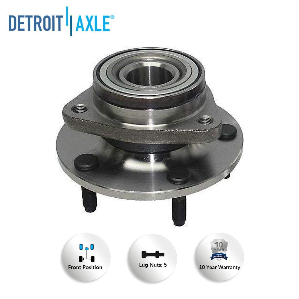 Detroit Axle - 4WD Front U-Joint Axles Wheel Hubs for 1994-1999 Dodge Ram 1500 — image 8
