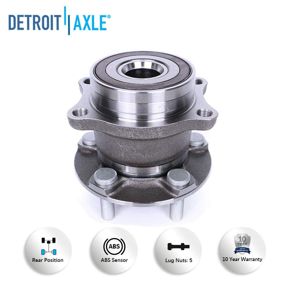 Detroit Axle - Front Rear Wheel Hub Bearings for Subaru Forester Impreza Outback — image 9