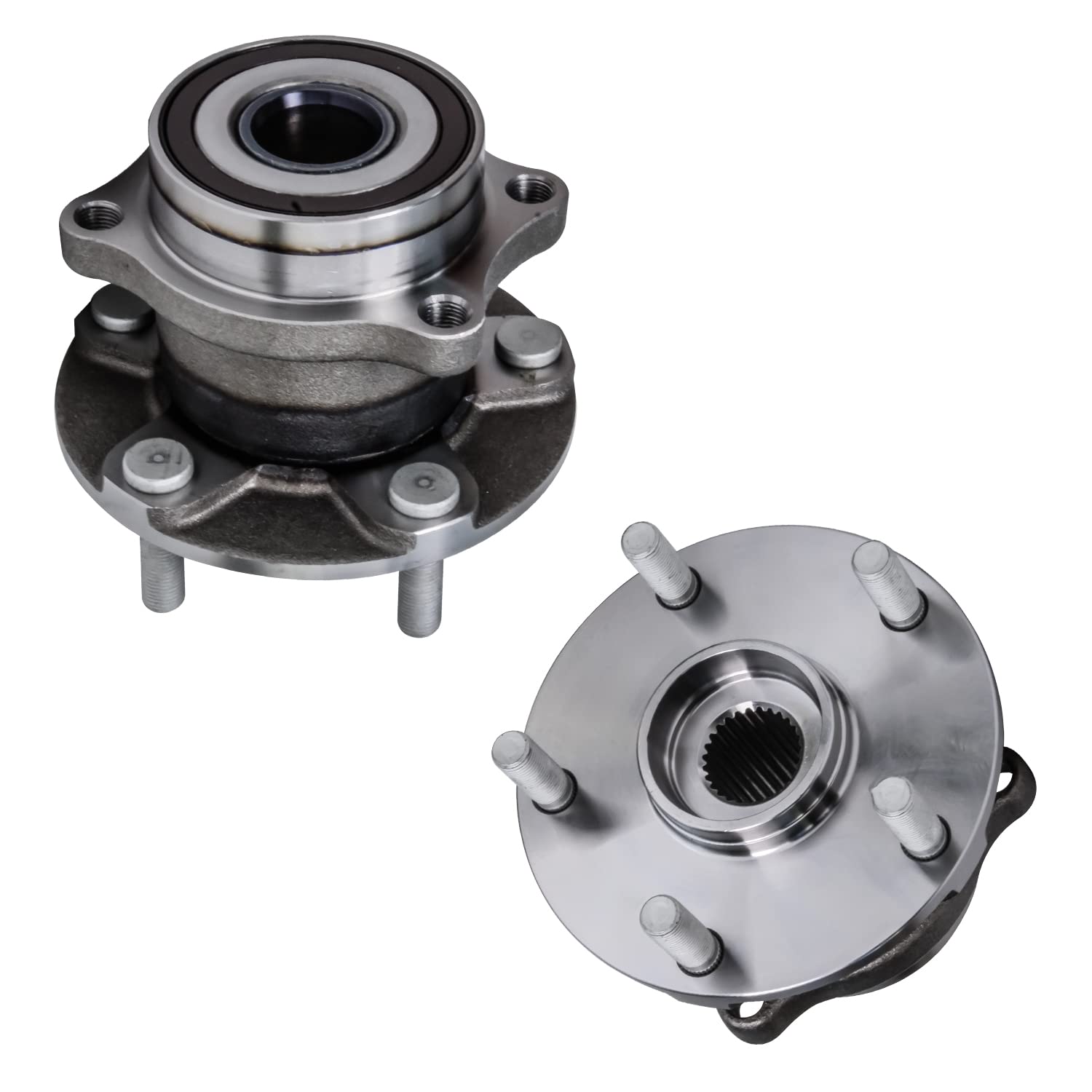 Detroit Axle - Front  Rear Wheel Hub Bearings Kit for 2008-2012 Subaru Impreza — image 5