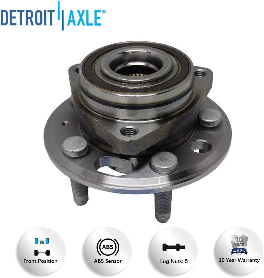 Detroit Axle - Front Rear Wheel Bearing Hubs for 10-16 Chevy Equinox GMC Terrain — image 6