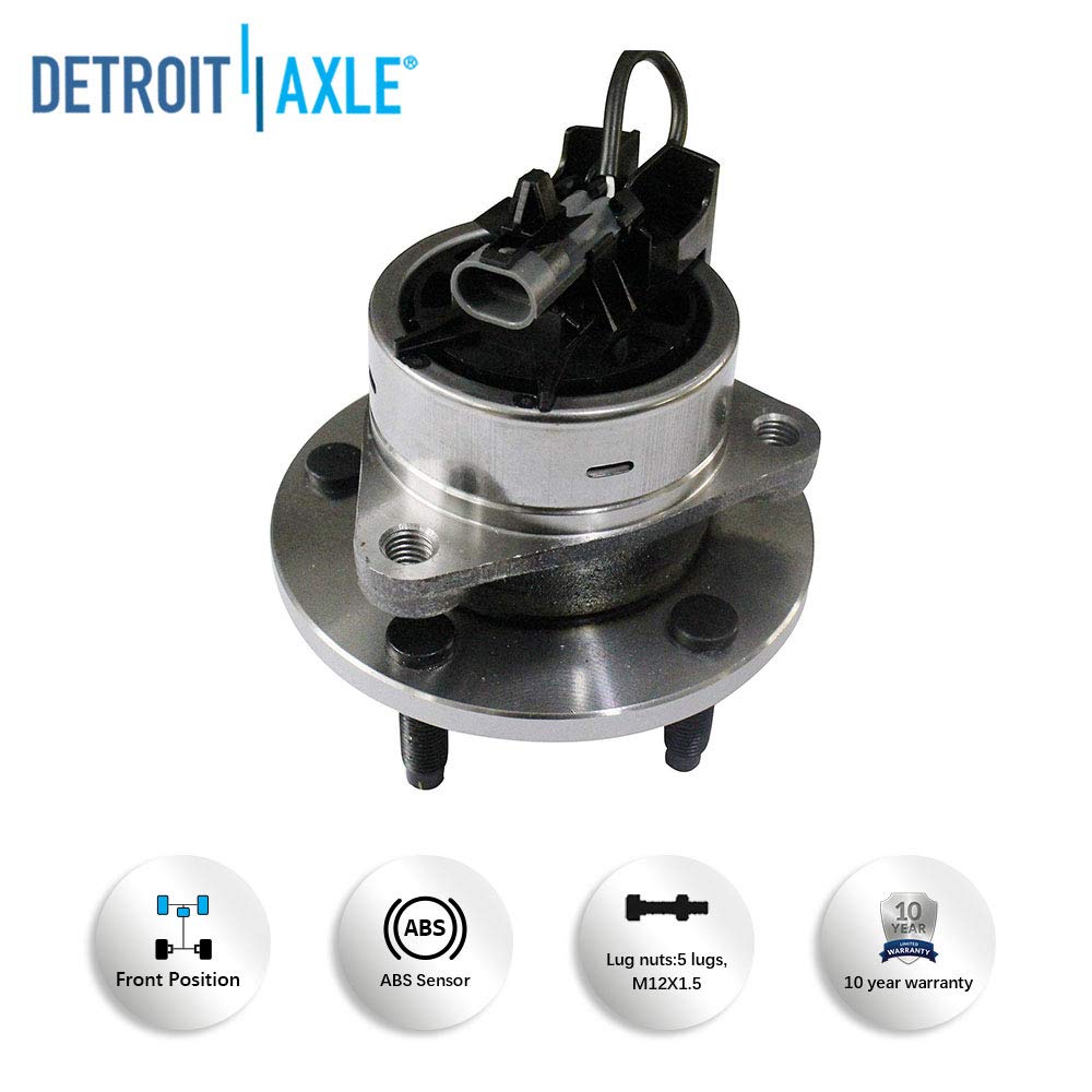Detroit Axle - Front Rear Wheel Hub and Bearings for Chevy Cobalt Hhr Pontiac G5 — image 7