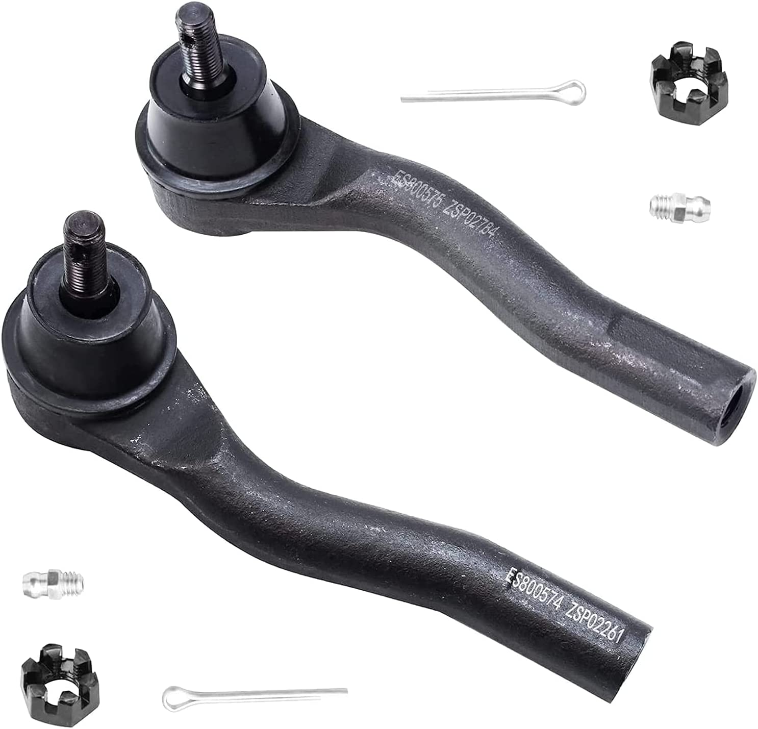Detroit Axle - Front Outer Tie Rods Sway Bars for 2007 2008-2012 Nissan Sentra — image 4