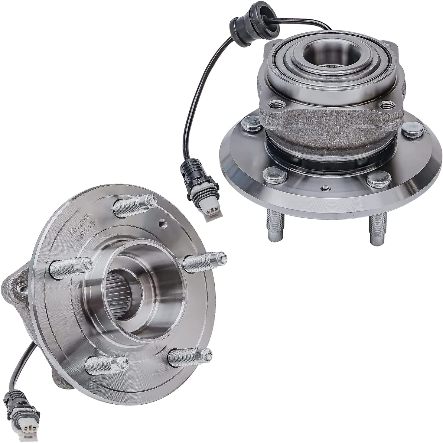 Detroit Axle - Front  Rear Wheel Hub Bearings Kit for Chevy Equinox Torrent Vue — image 5